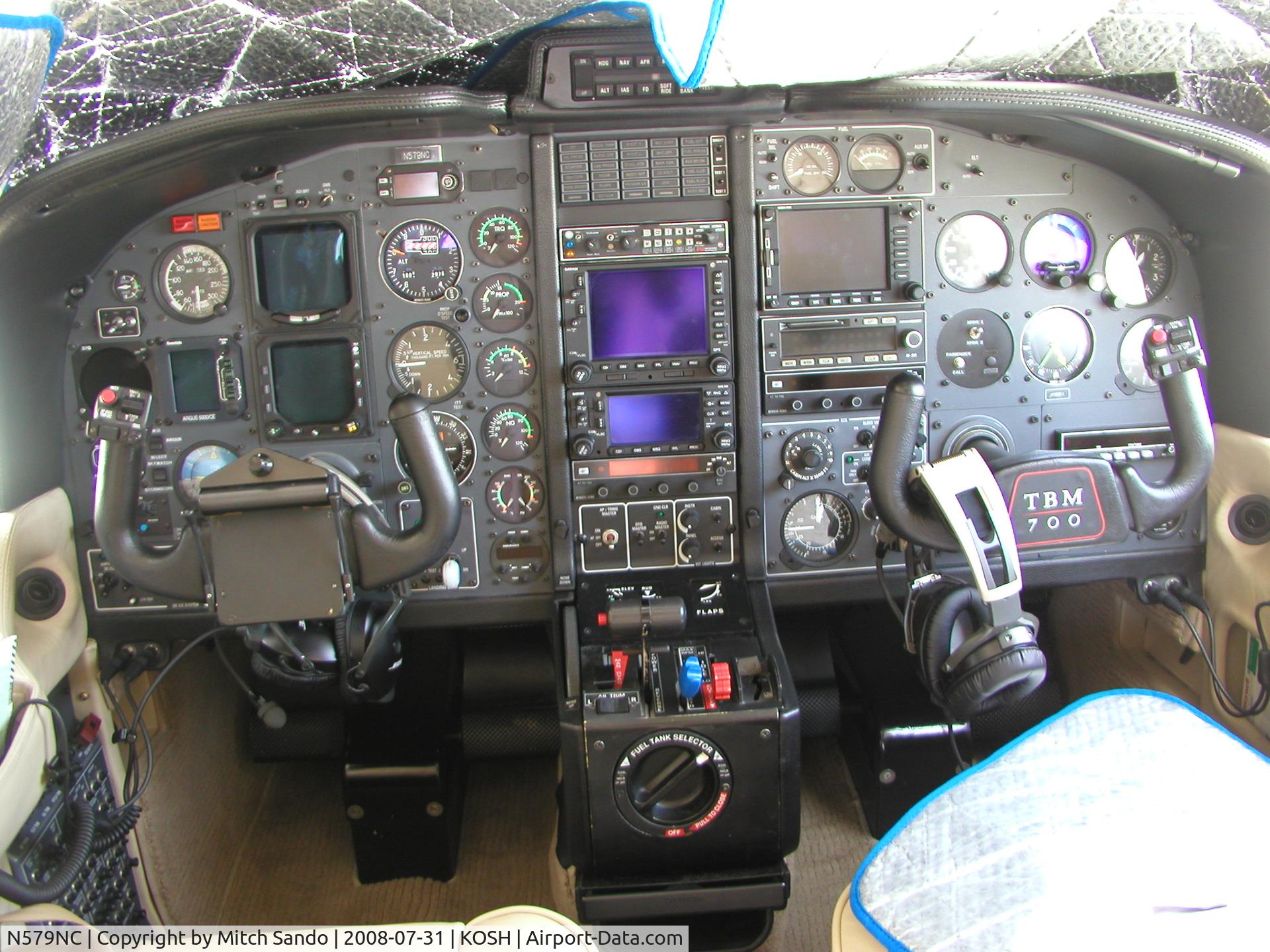 N579NC, 1995 Socata TBM-700 C/N 102, EAA AirVenture 2008.
