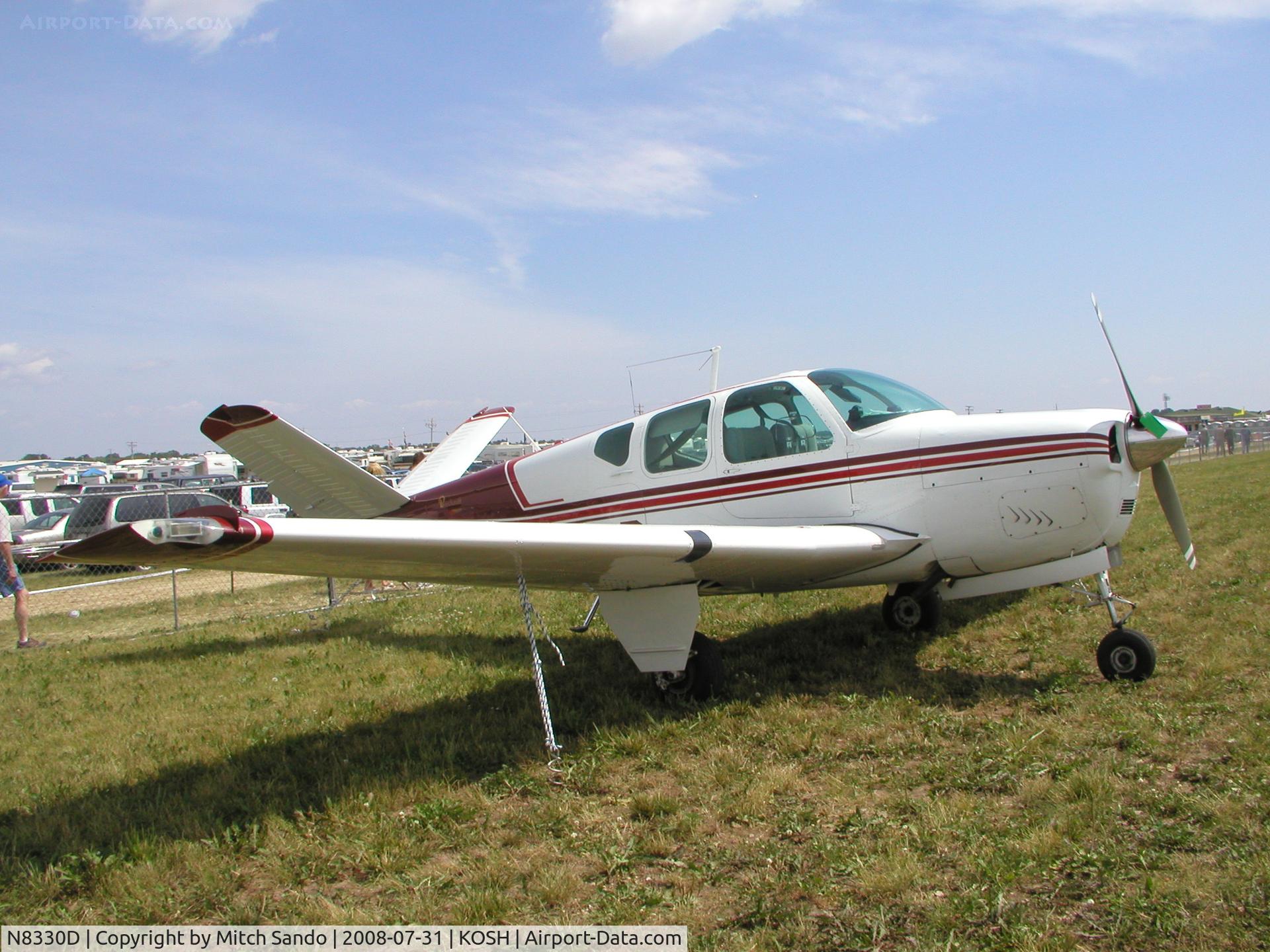 N8330D, 1958 Beech J35 Bonanza C/N D-5483, EAA AirVenture 2008.