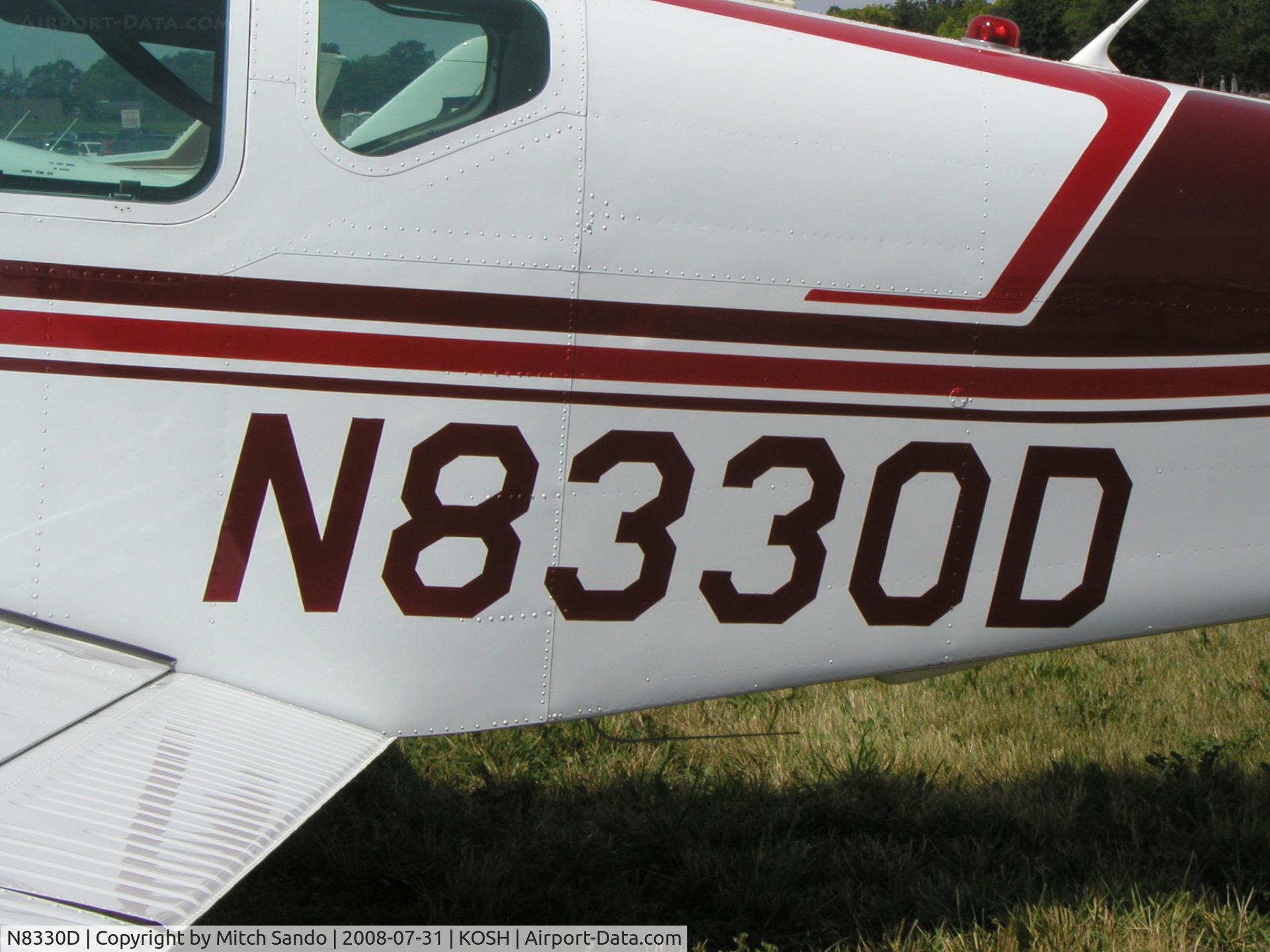 N8330D, 1958 Beech J35 Bonanza C/N D-5483, EAA AirVenture 2008.