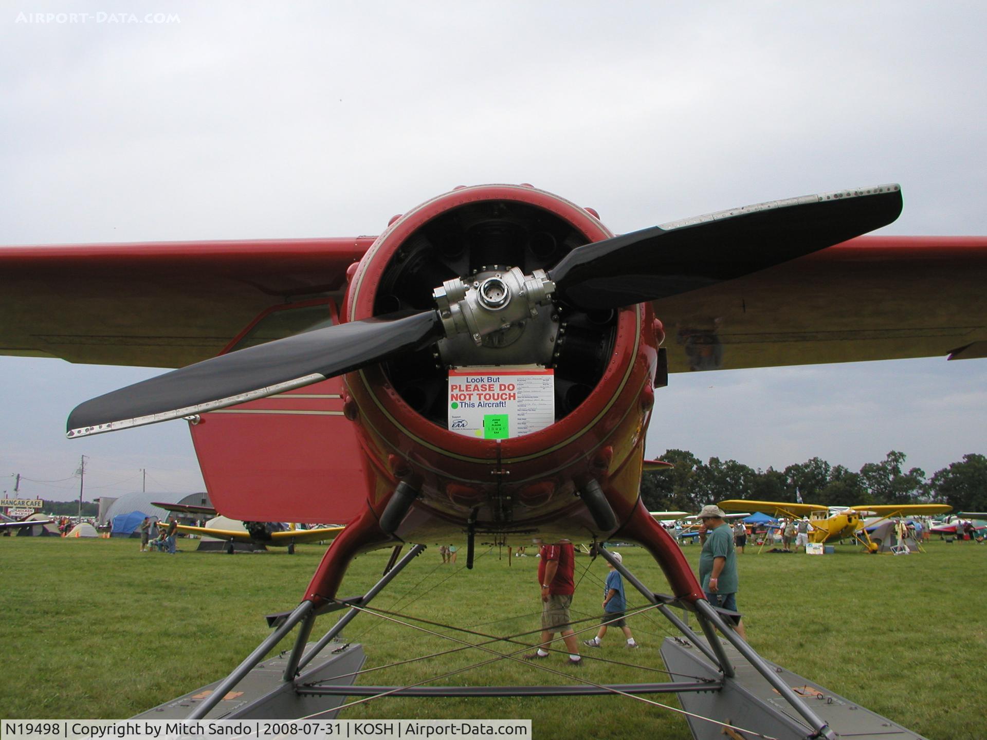 N19498, 1939 Cessna C-165 Airmaster C/N 467, EAA AirVenture 2008.
