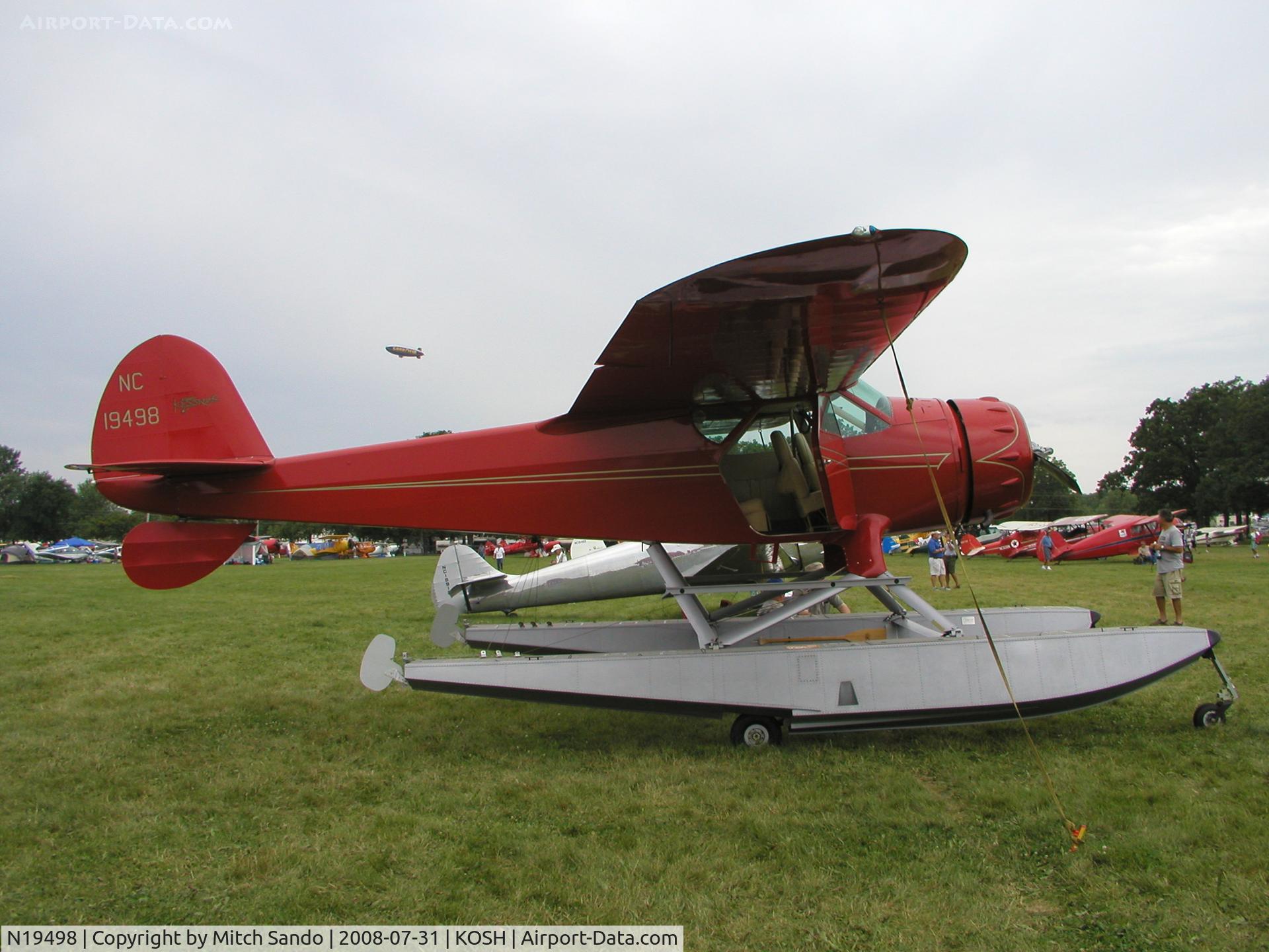 N19498, 1939 Cessna C-165 Airmaster C/N 467, EAA AirVenture 2008.