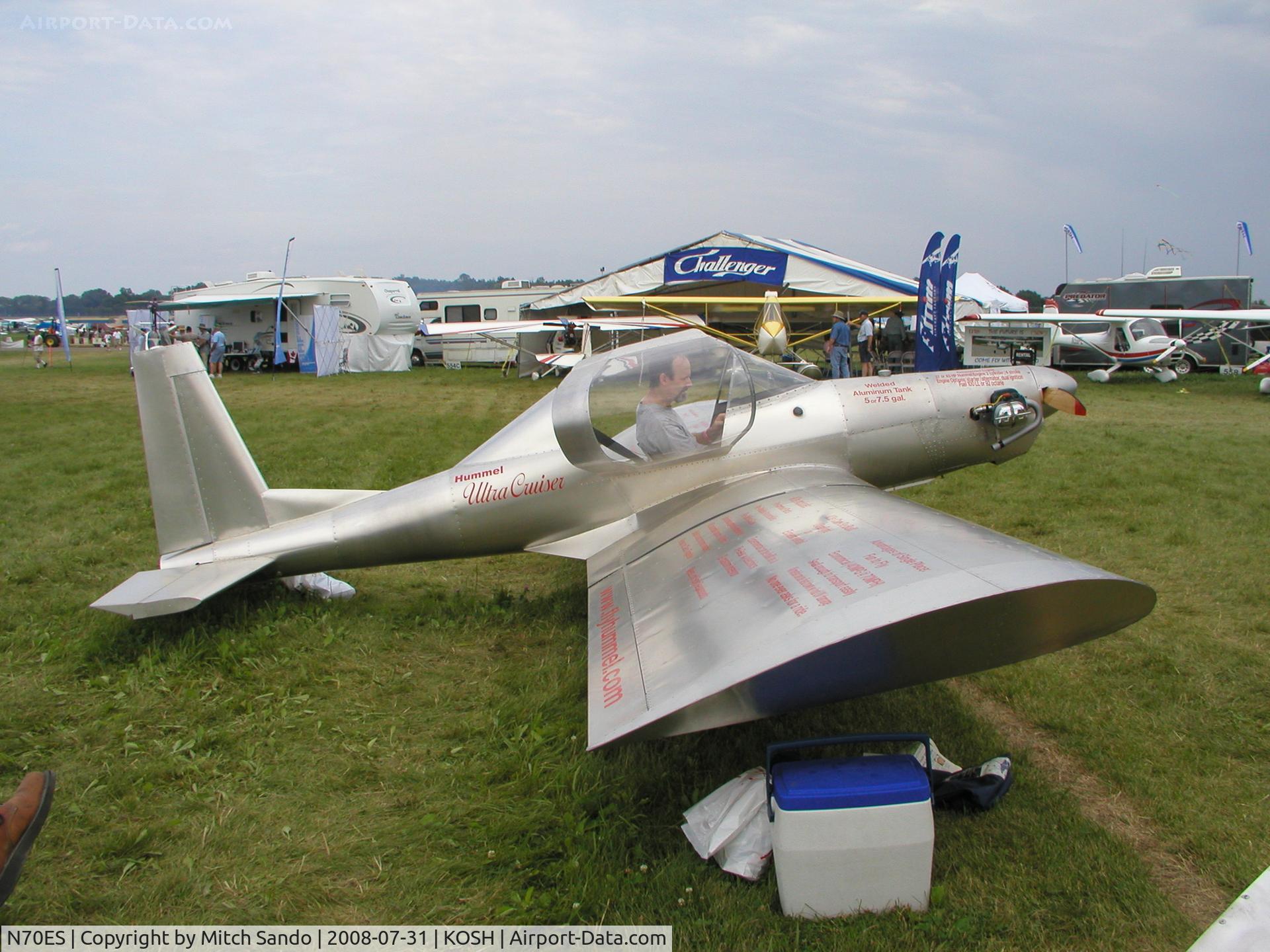 N70ES, 2008 Hummel Ultracruiser C/N 533, EAA AirVenture 2008.