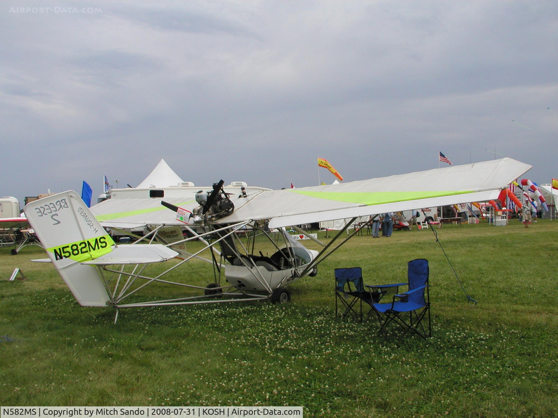 N582MS, 2008 M-Squared Breese 2 C/N 000721, EAA AirVenture 2008.