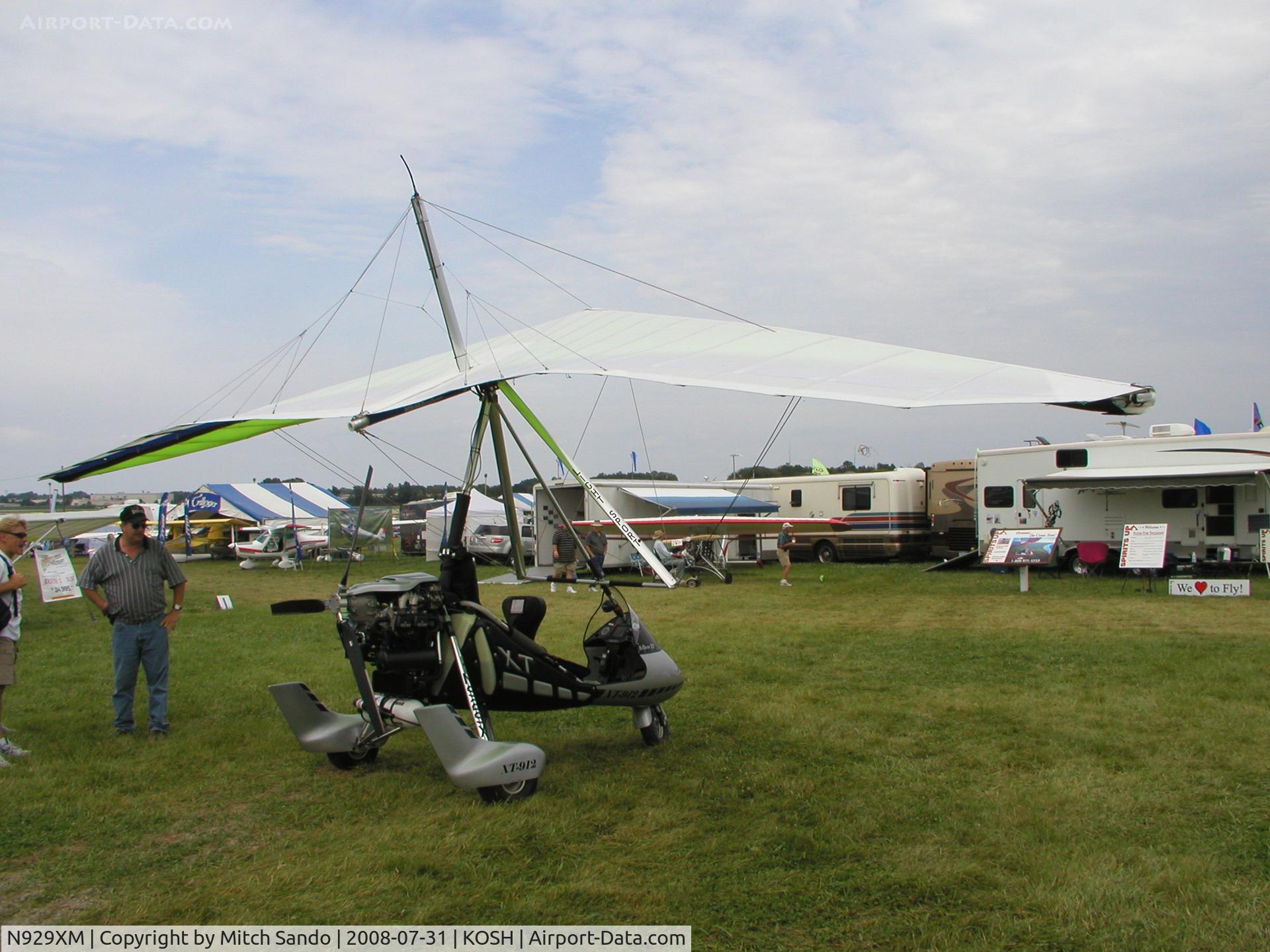 N929XM, 2008 Airborne Edge XT-912-L C/N XT-912-0241, EAA AirVenture 2008.