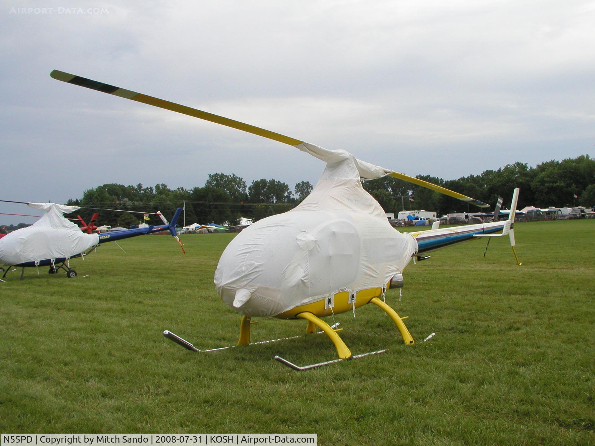 N55PD, Rotorway PRO-EXEC T C/N 002, EAA AirVenture 2008.