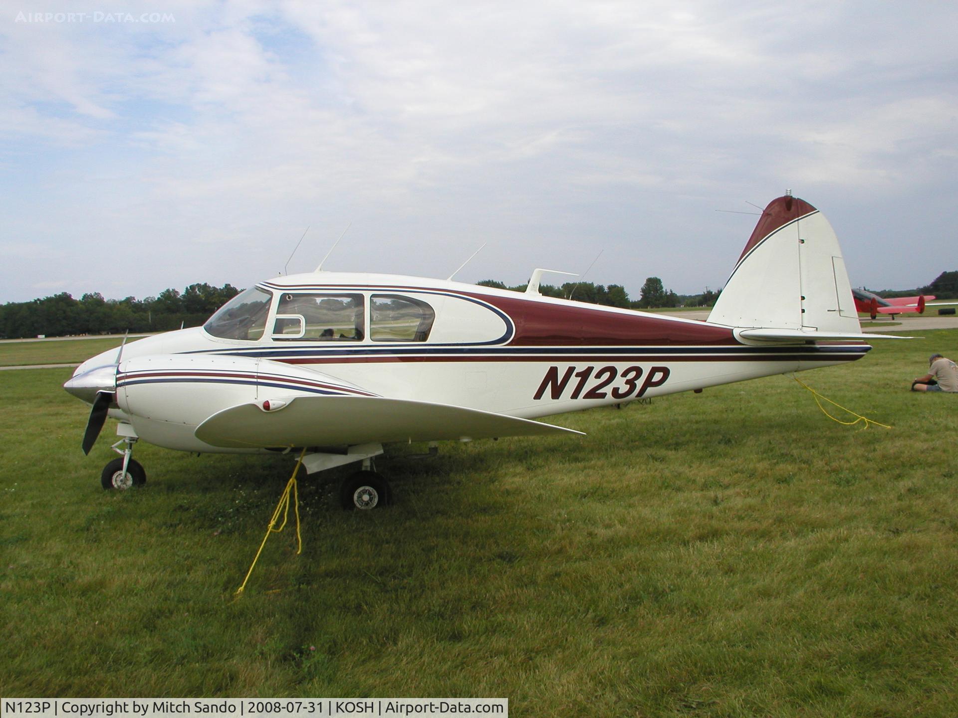 N123P, 1955 Piper PA-23-250 Aztec C/N 23-397, EAA AirVenture 2008.