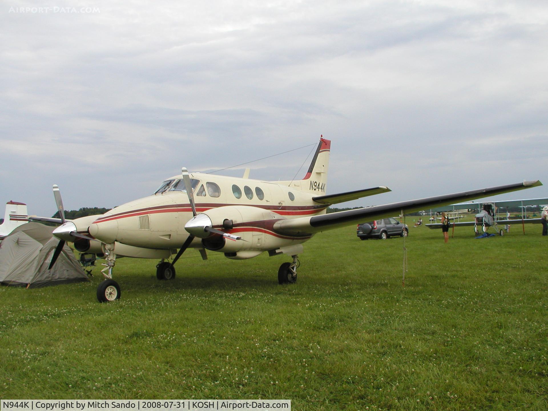 N944K, 1969 Beech B90 King Air C/N LJ-467, EAA AirVenture 2008.