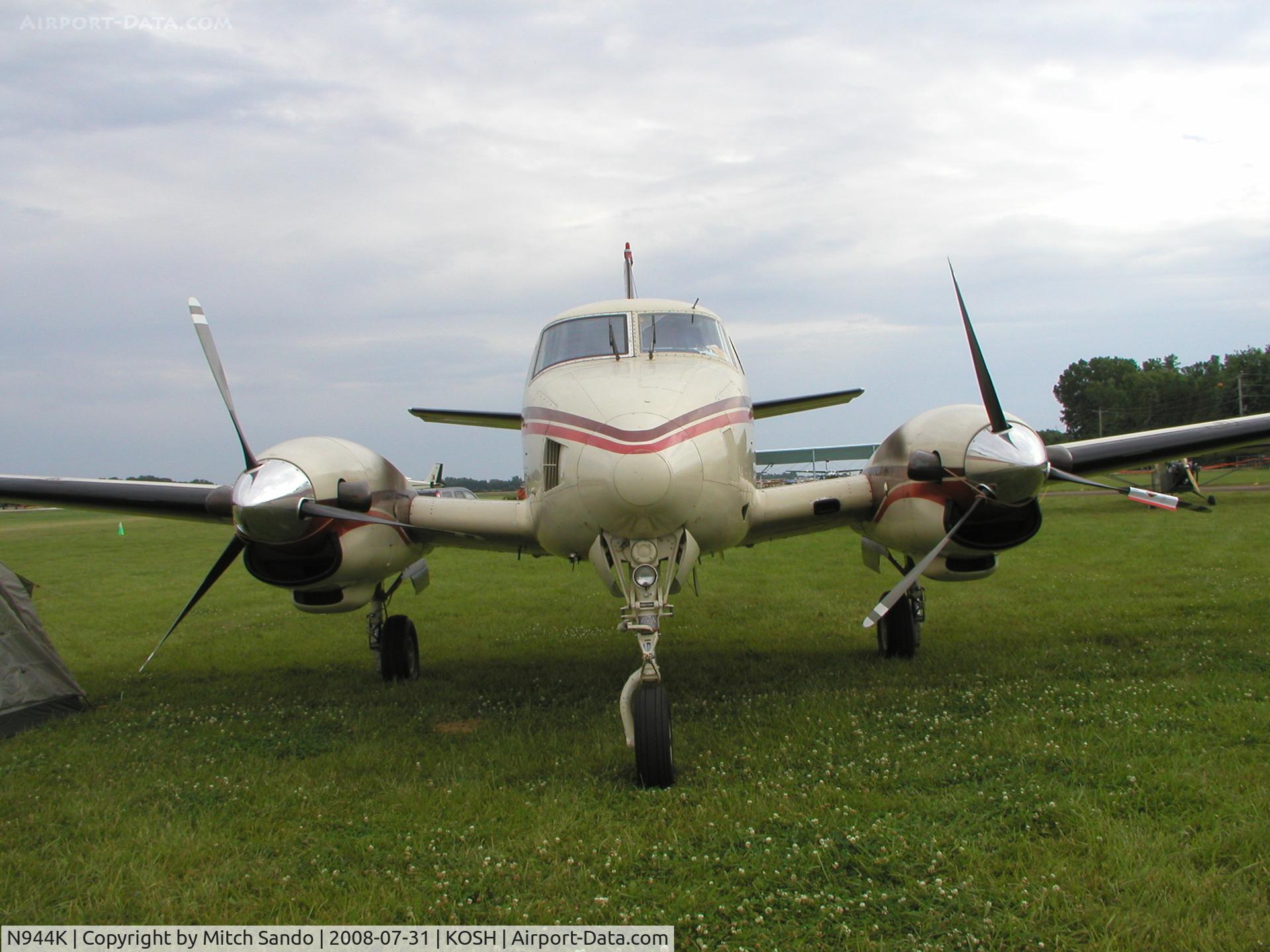N944K, 1969 Beech B90 King Air C/N LJ-467, EAA AirVenture 2008.