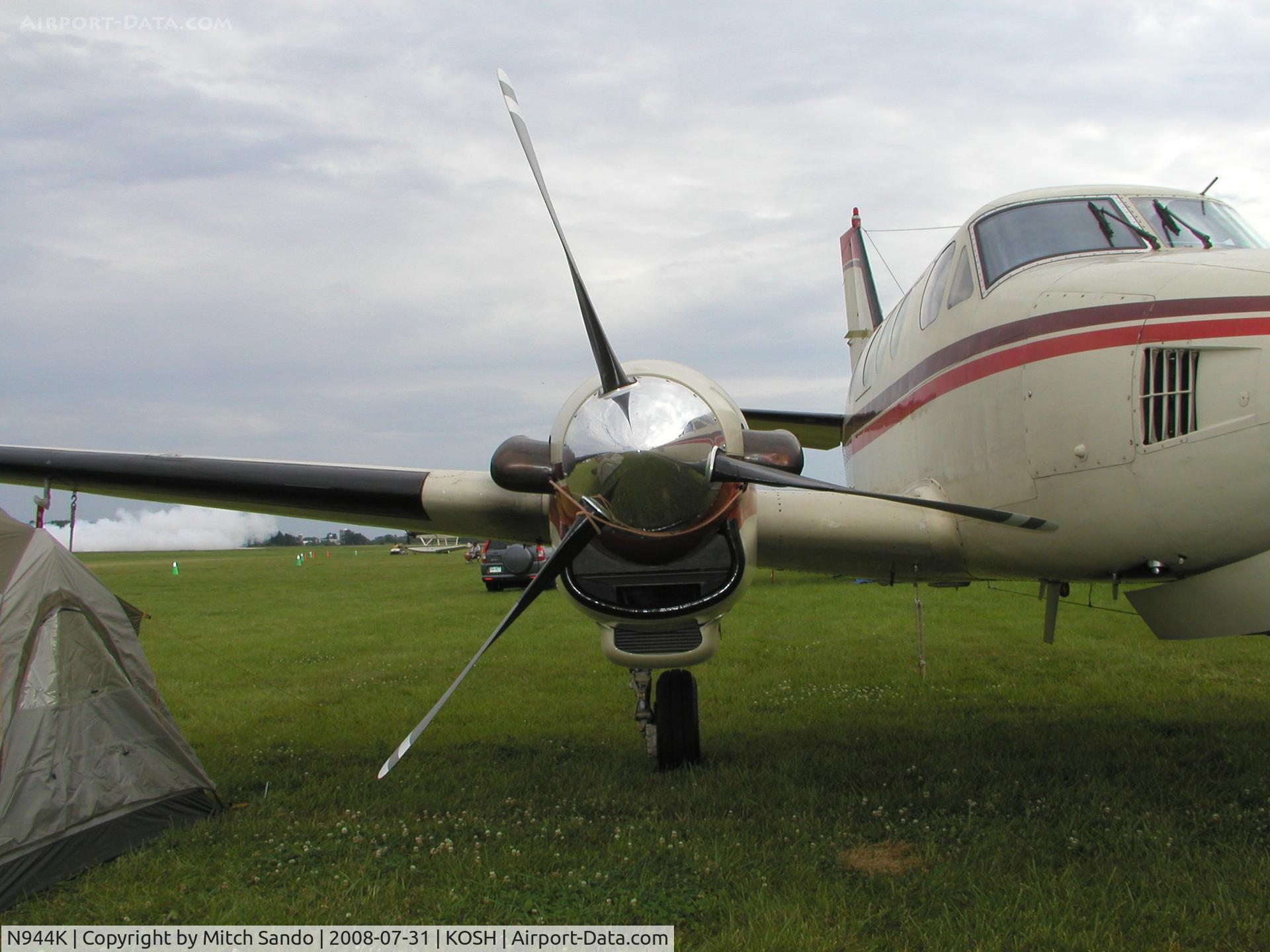 N944K, 1969 Beech B90 King Air C/N LJ-467, EAA AirVenture 2008.