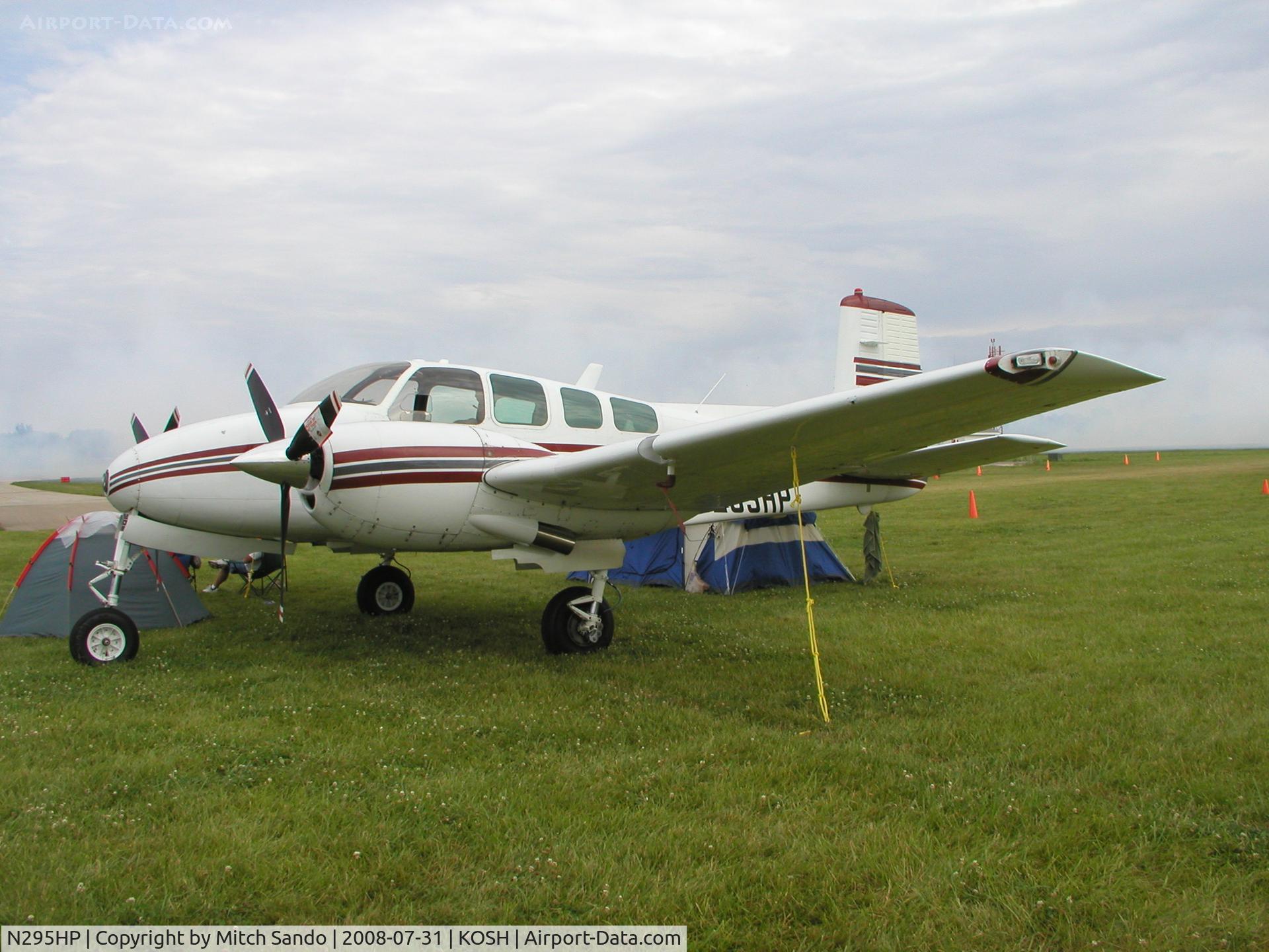 N295HP, 1961 Beech D50E Twin Bonanza C/N DH-318, EAA AirVenture 2008.