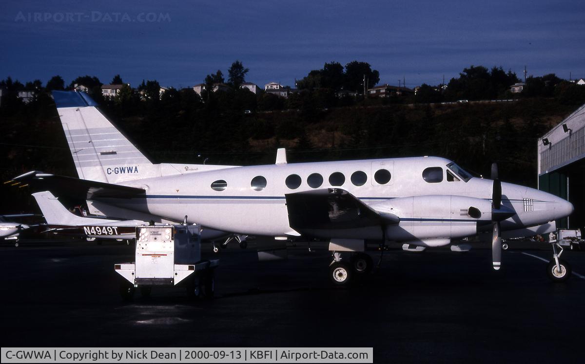 C-GWWA, 1969 Beech King Air 100 C/N B-27, /