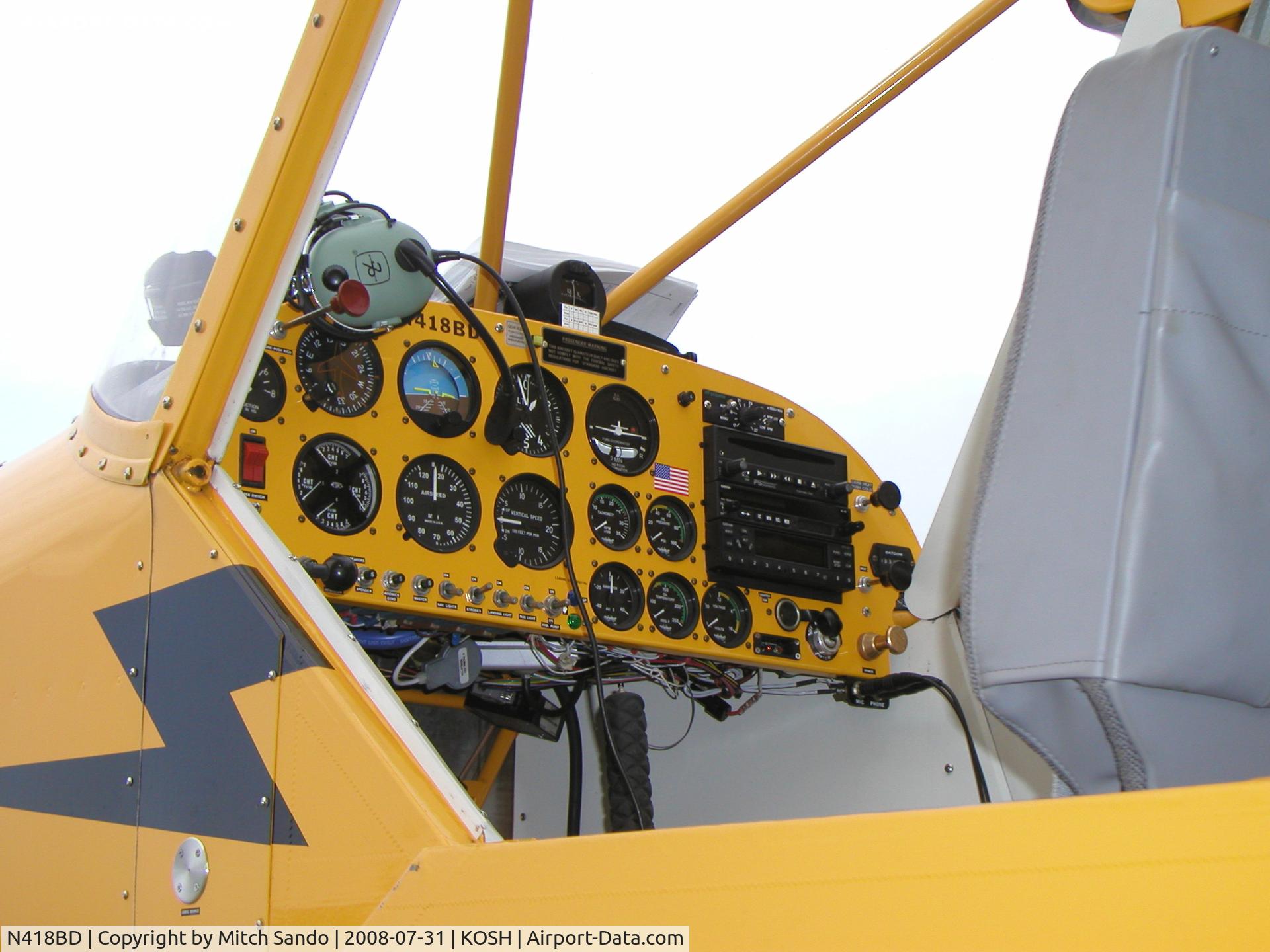 N418BD, 2004 Piper Supreme Cub Replica C/N 0066, EAA AirVenture 2008.