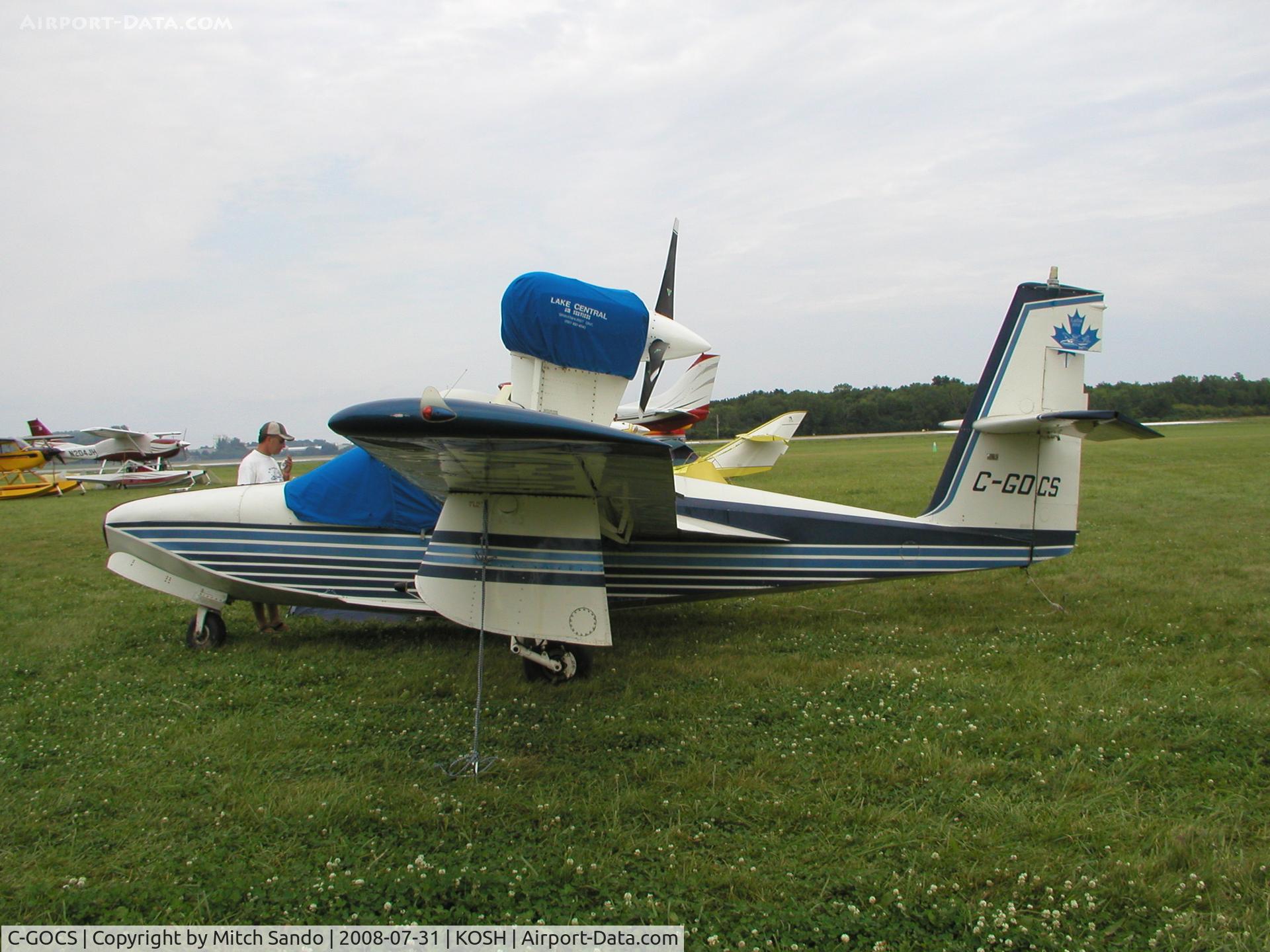 C-GOCS, 1974 Lake LA-4-200 Buccaneer C/N 613, EAA AirVenture 2008.