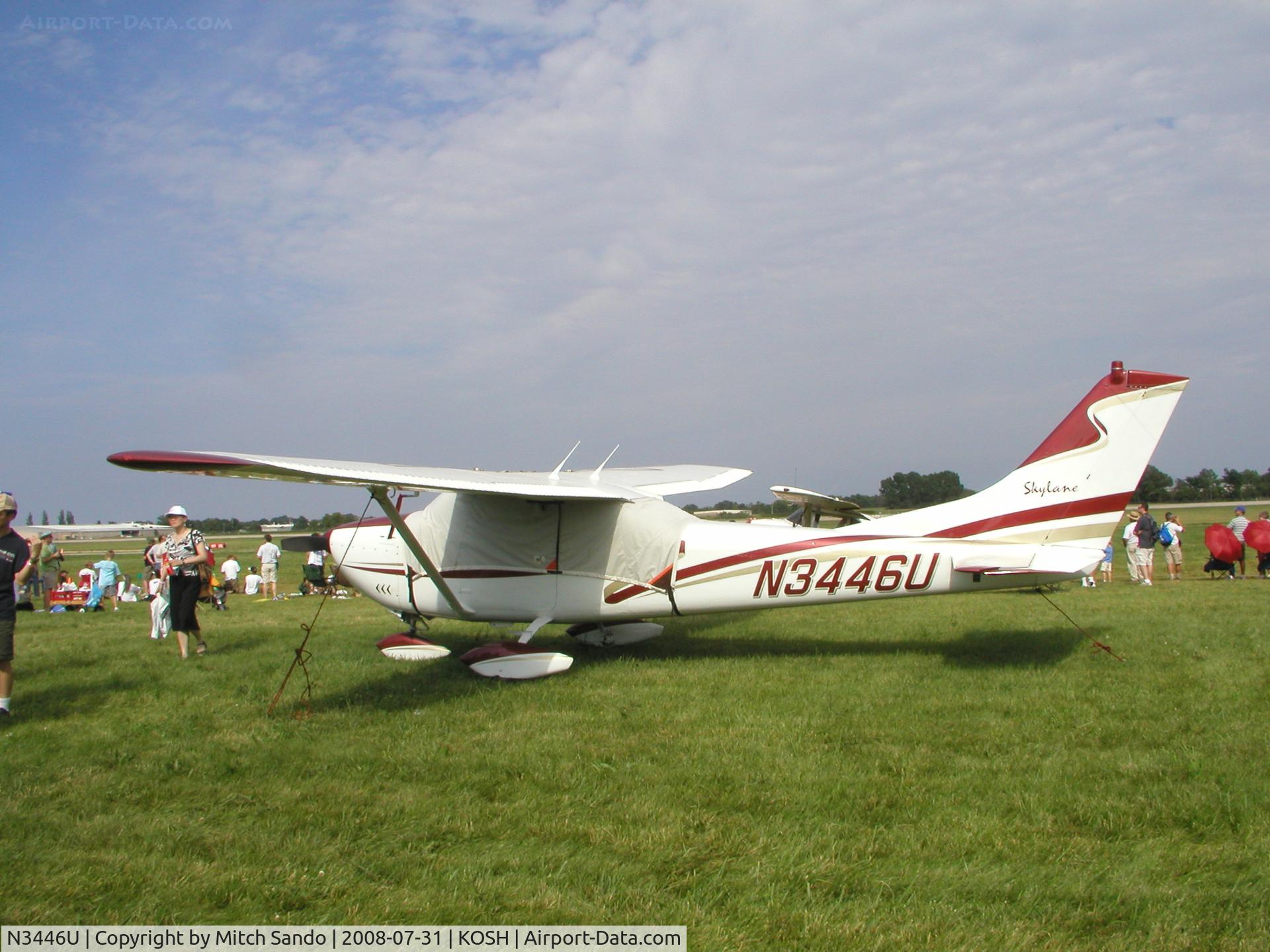 N3446U, 1963 Cessna 182F Skylane C/N 18254846, EAA AirVenture 2008.