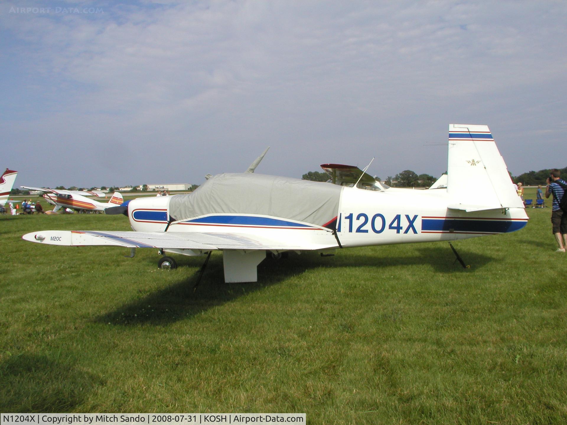 N1204X, 1963 Mooney M20C Ranger C/N 2607, EAA AirVenture 2008.