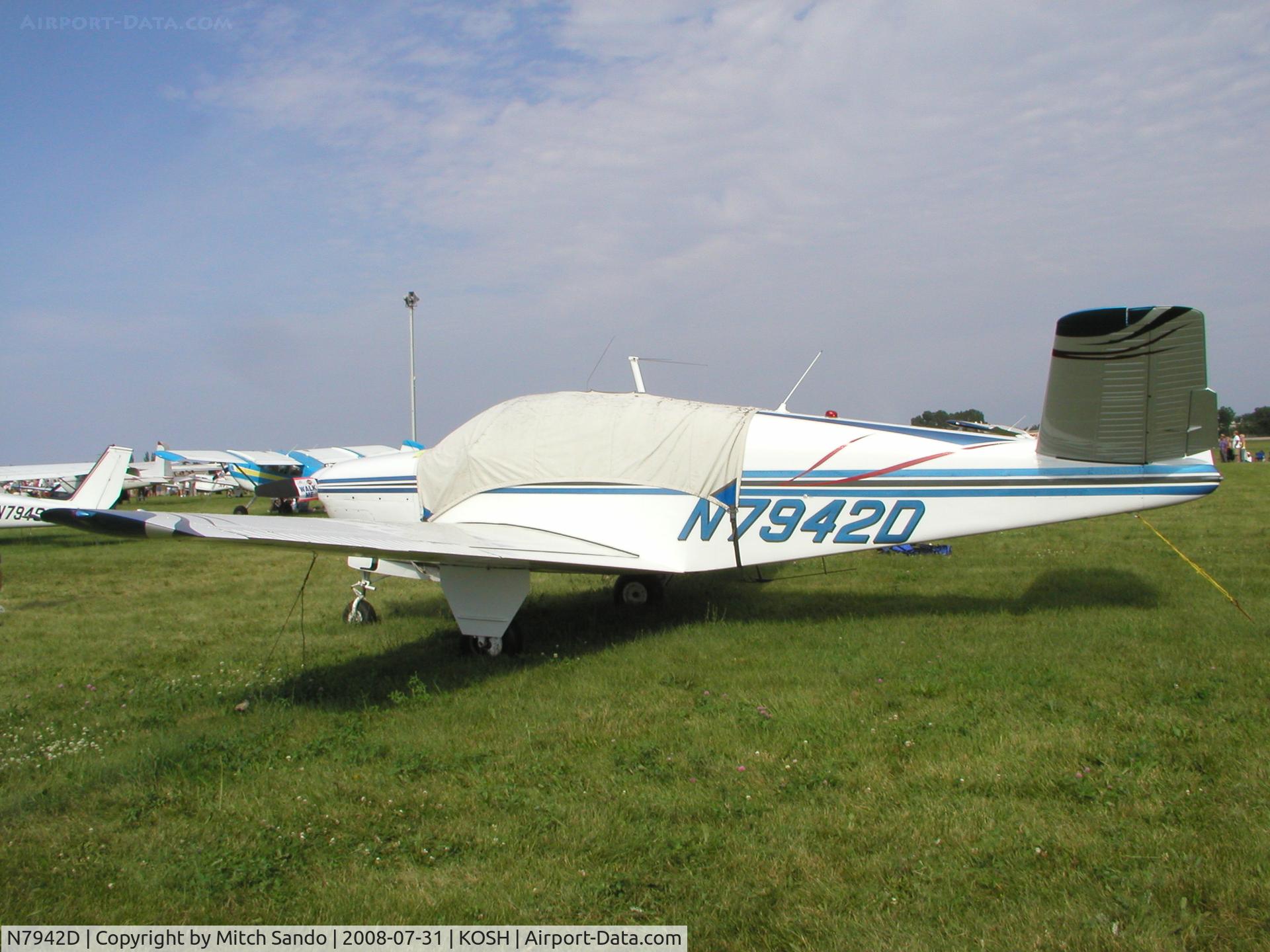 N7942D, 1957 Beech H35 Bonanza C/N D-5192, EAA AirVenture 2008.
