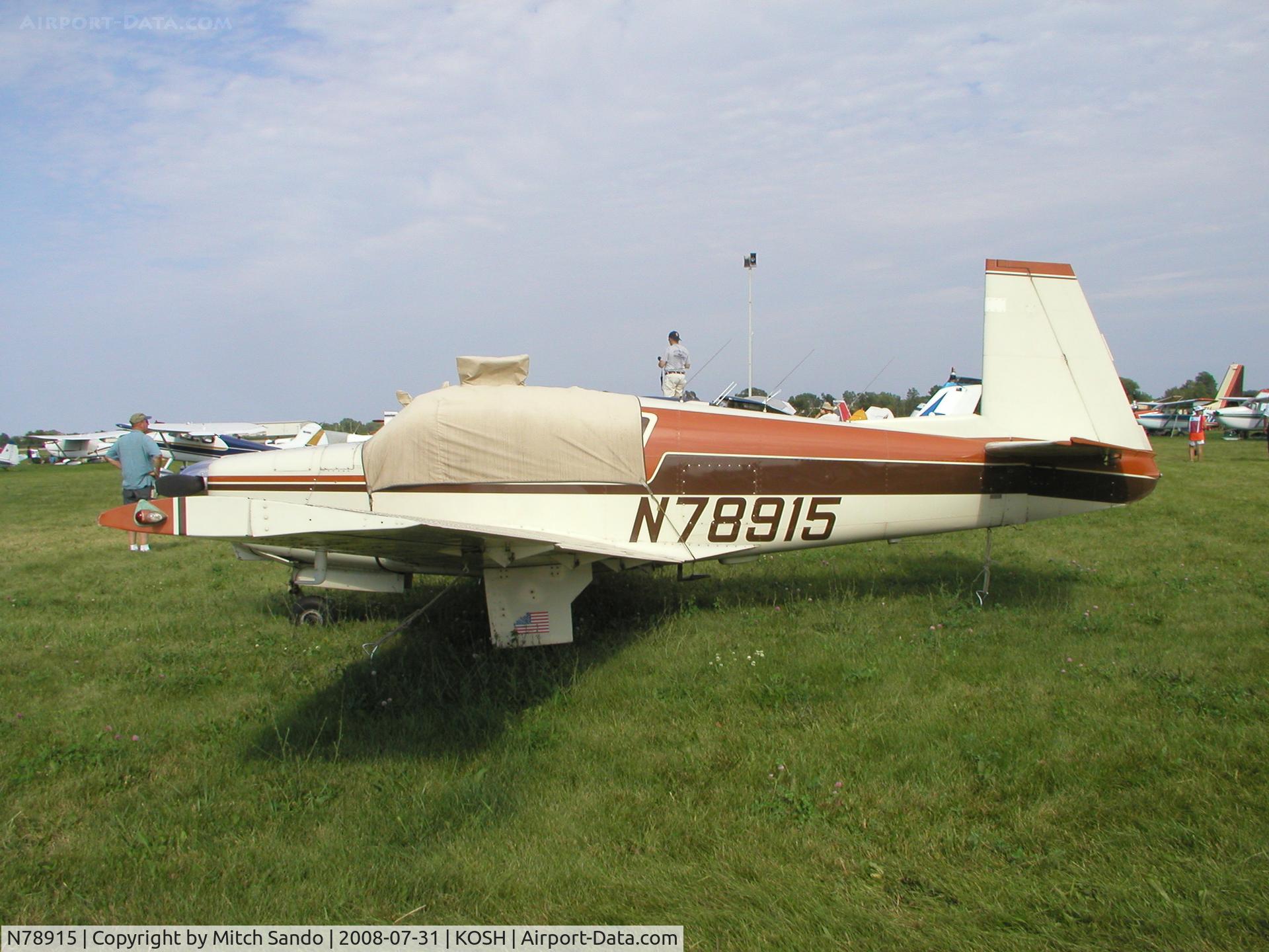 N78915, 1961 Mooney M20C Ranger C/N 1944, EAA AirVenture 2008.