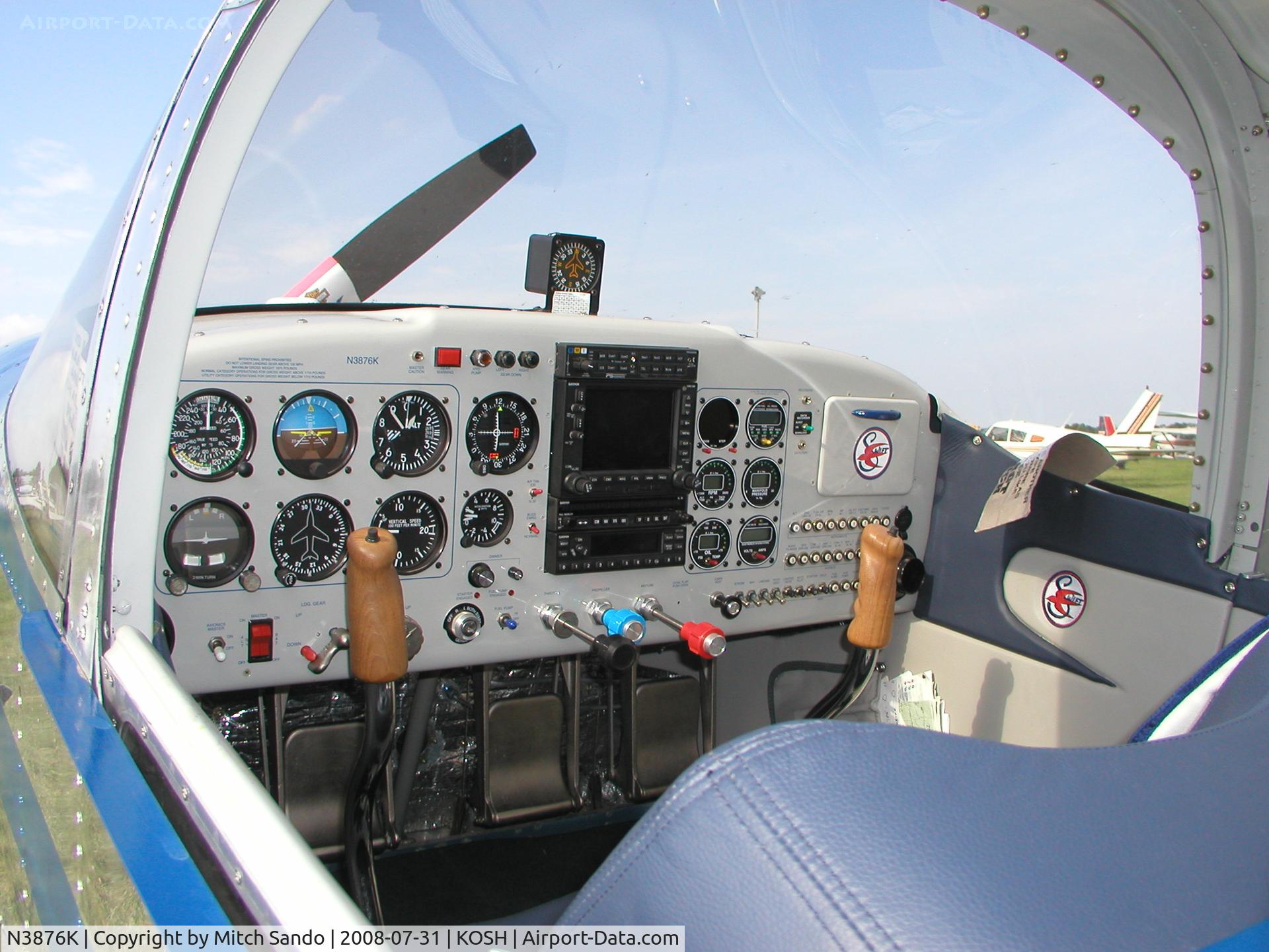 N3876K, 1948 Temco GC-1B Swift C/N 3576, EAA AirVenture 2008.