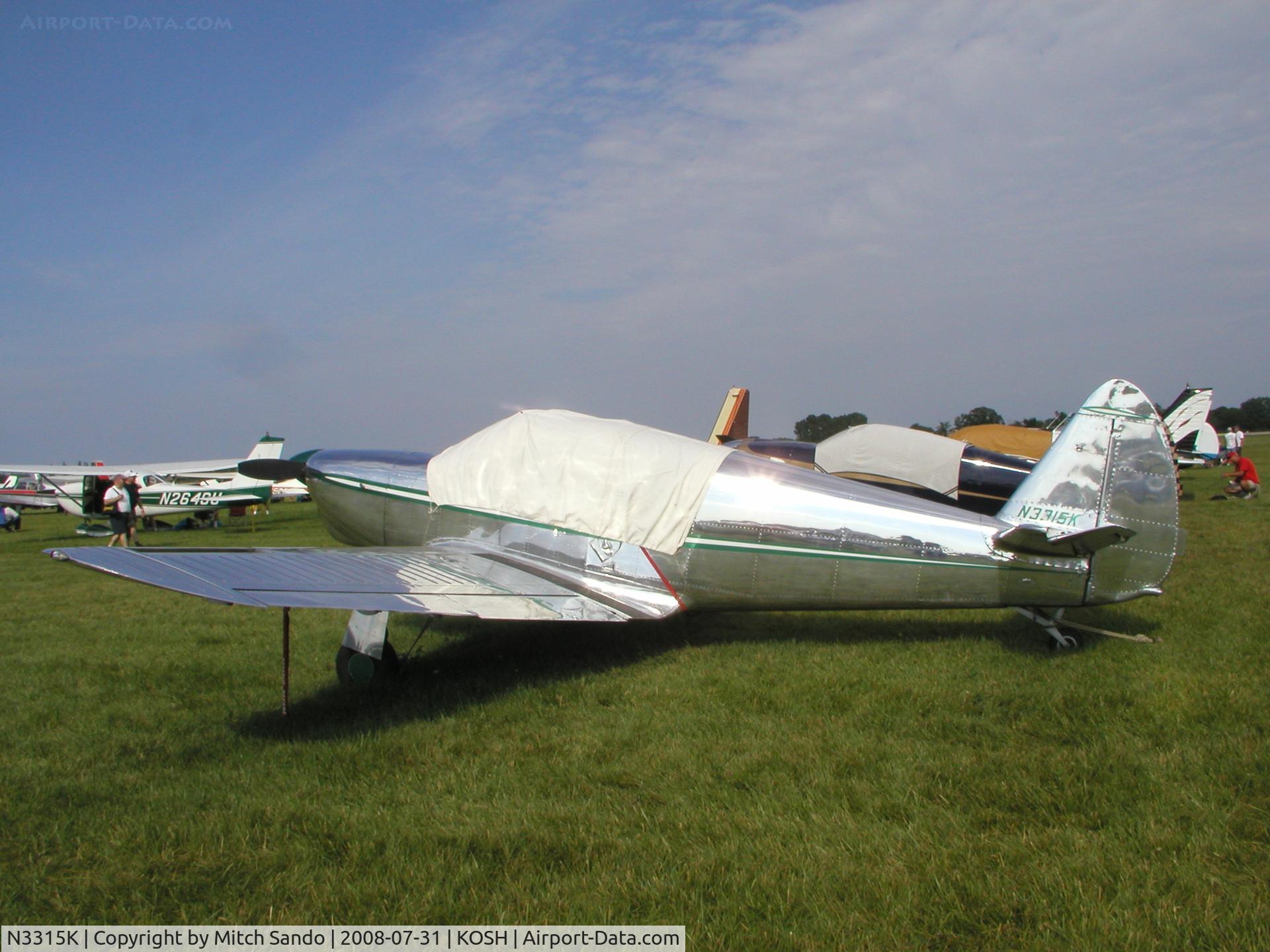 N3315K, 1946 Globe GC-1B Swift C/N 1308, EAA AirVenture 2008.