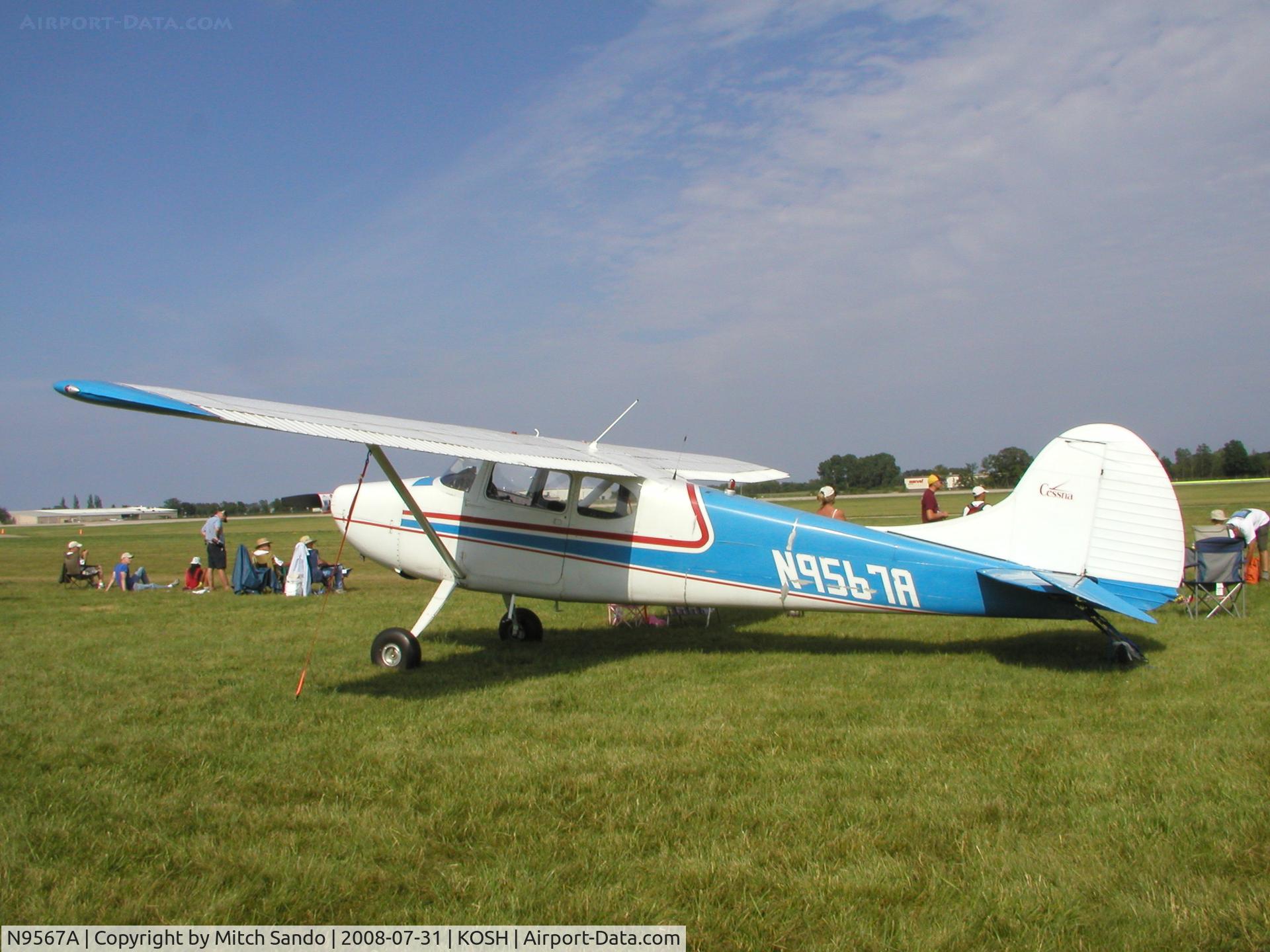 N9567A, 1949 Cessna 170A C/N 19128, EAA AirVenture 2008.