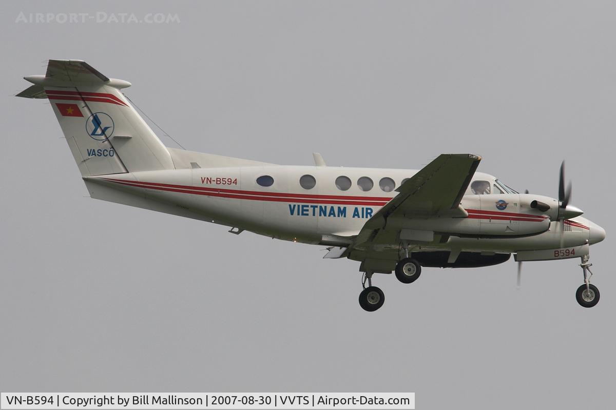 VN-B594, Beechcraft B200 Super King Air C/N BB-1329, VASCO - Vietnam Air Services Co
