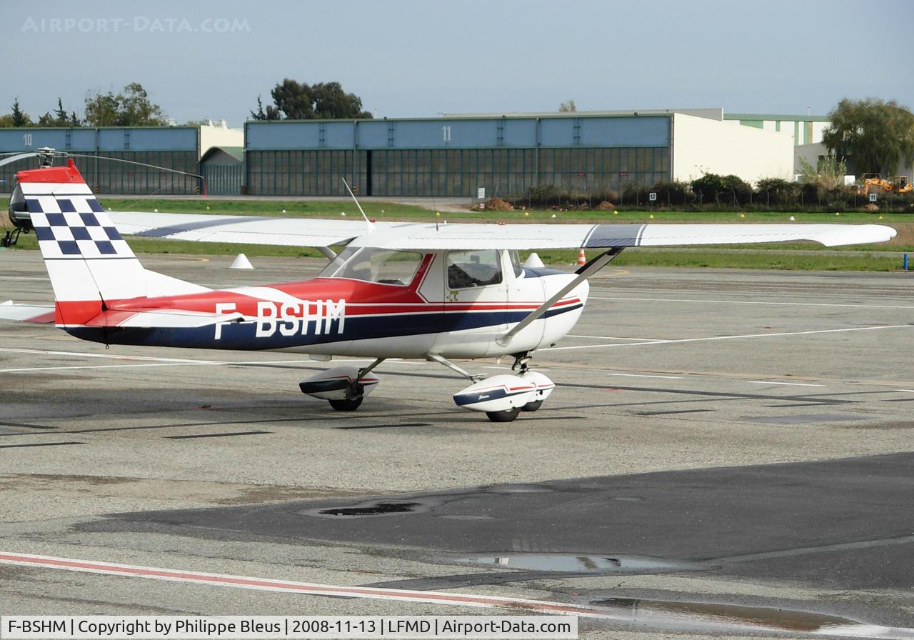 F-BSHM, Reims F150K C/N 0077, Parked at Cannes Mandelieu..