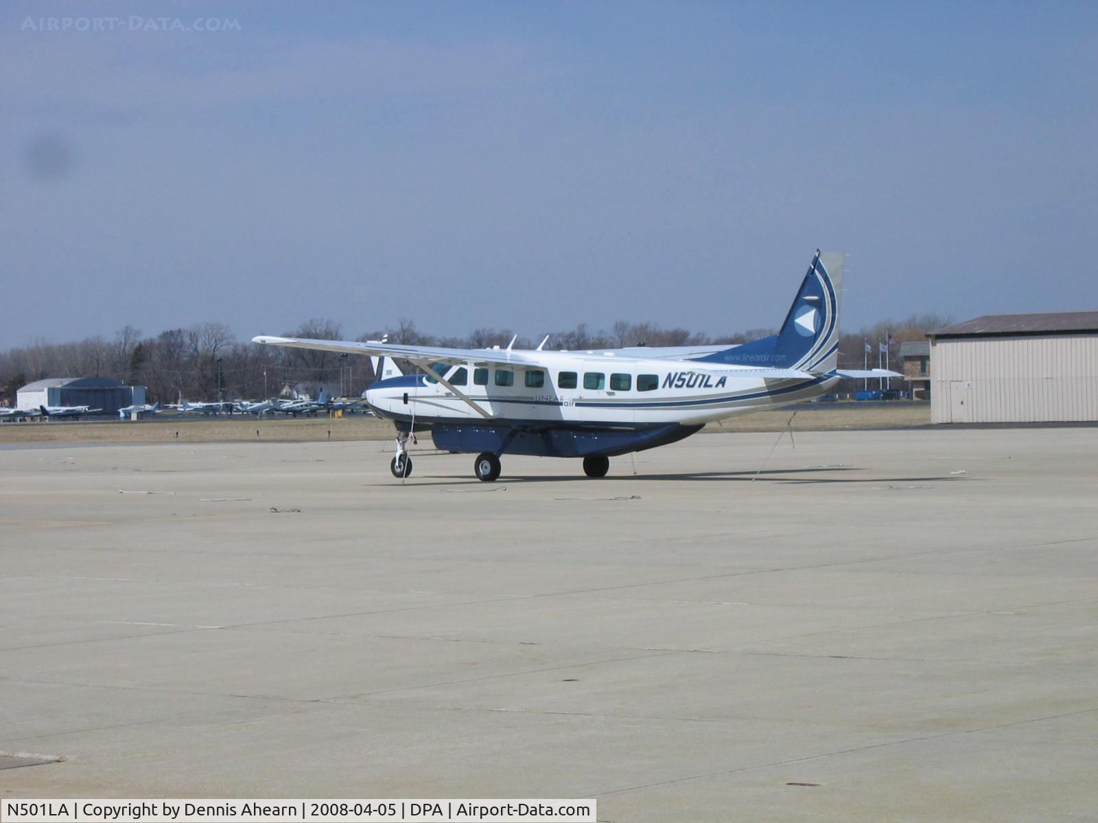 N501LA, 2002 Cessna 208B C/N 208B1002, Linear Air Caravan/Dupage-West Chicago,IL