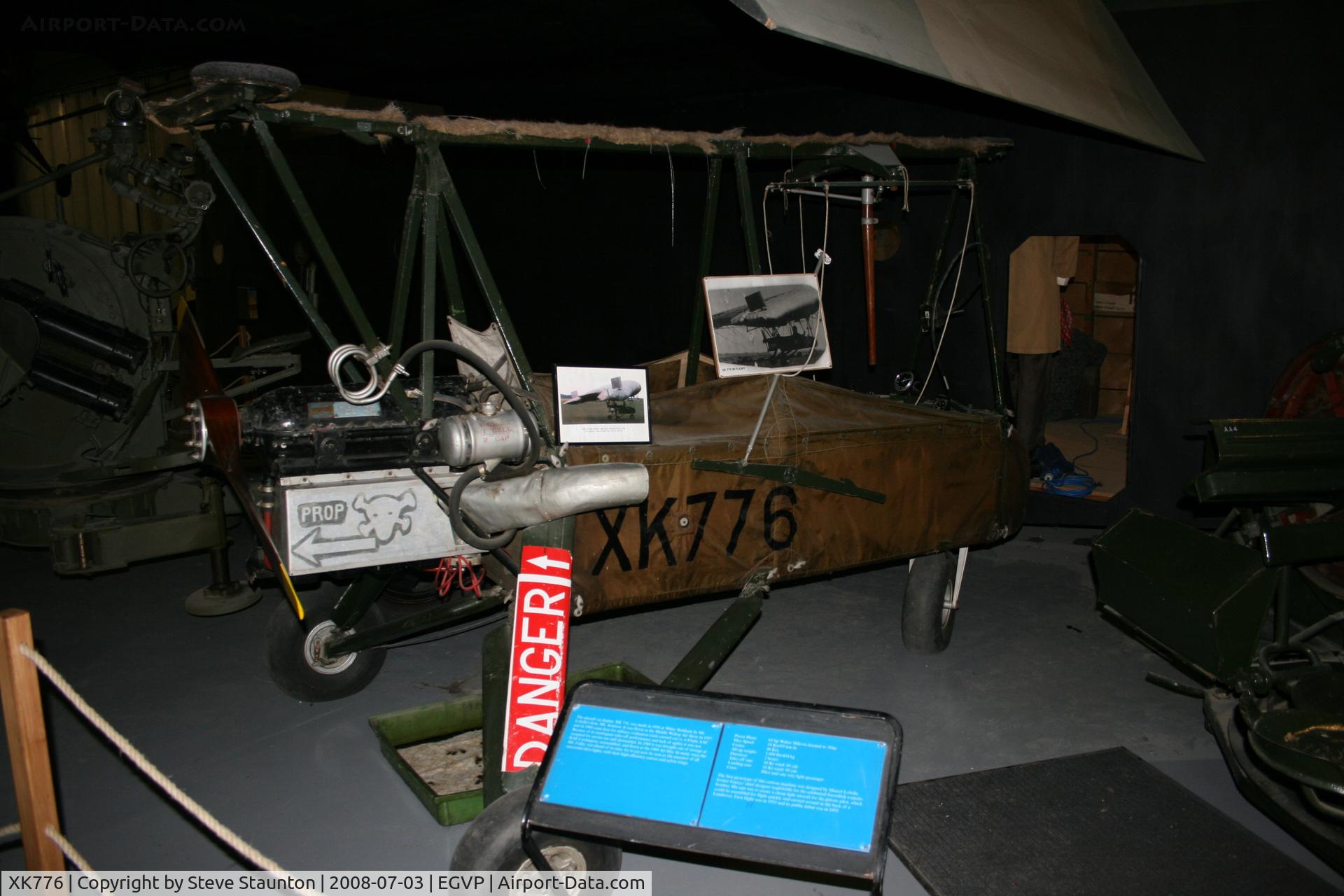 XK776, ML Utility Mk1 C/N N/K, Taken at the Museum of Army Flying, Middle Wallop July 2008.