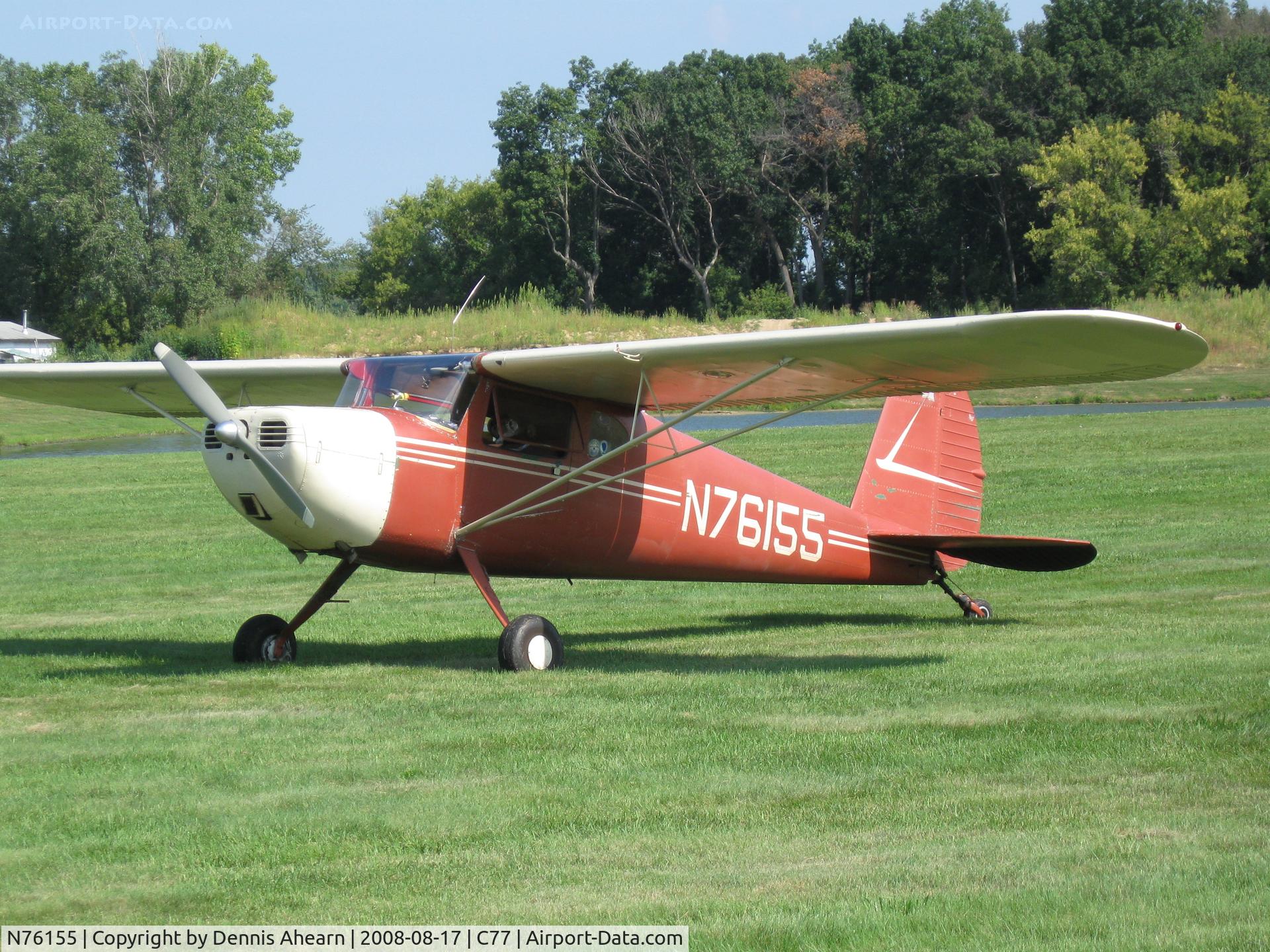 N76155, 1946 Cessna 140 C/N 10552, Poplar Grove,IL