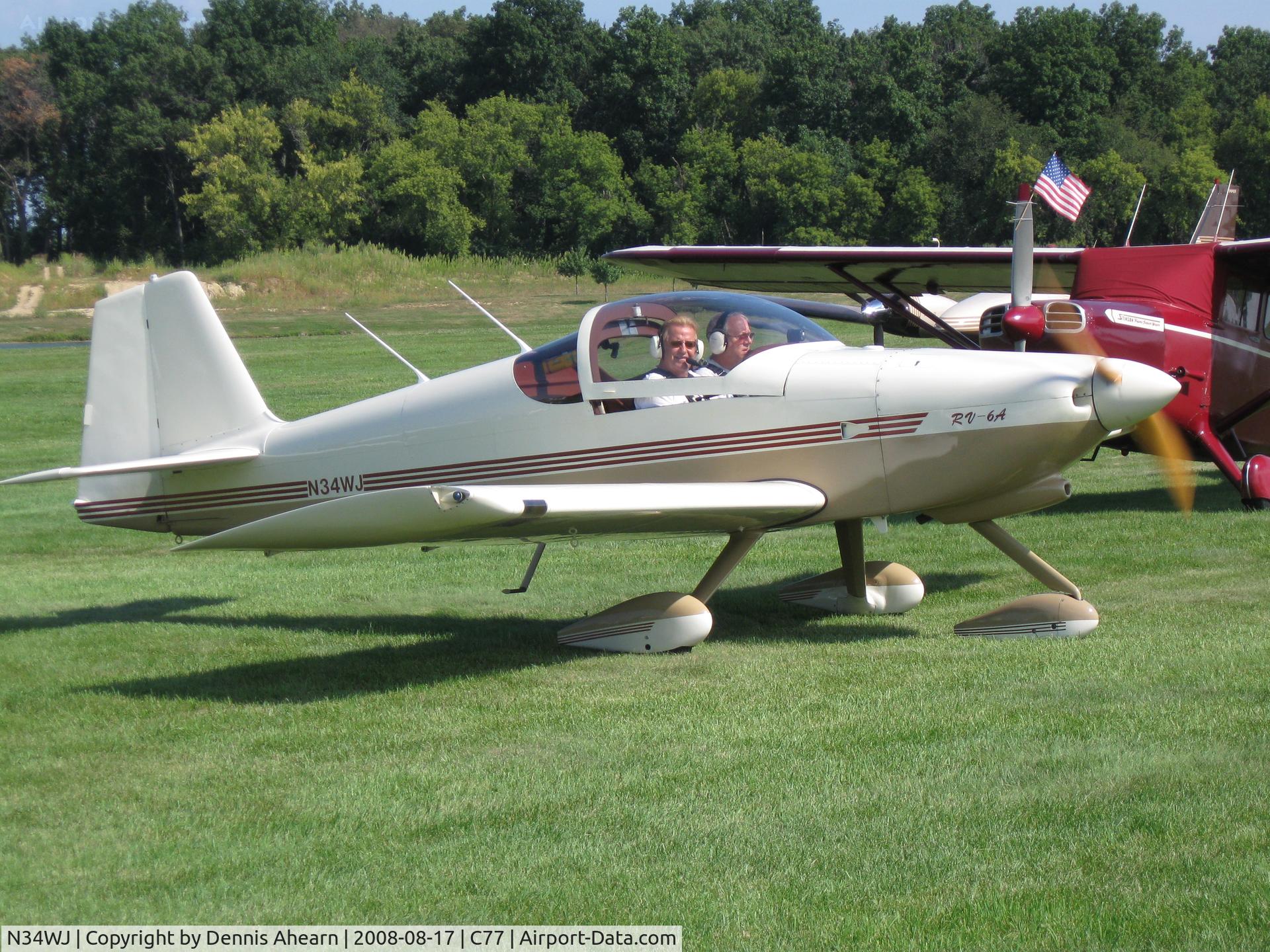 N34WJ, 1994 Vans RV-6A C/N 20493, Poplar Grove,IL