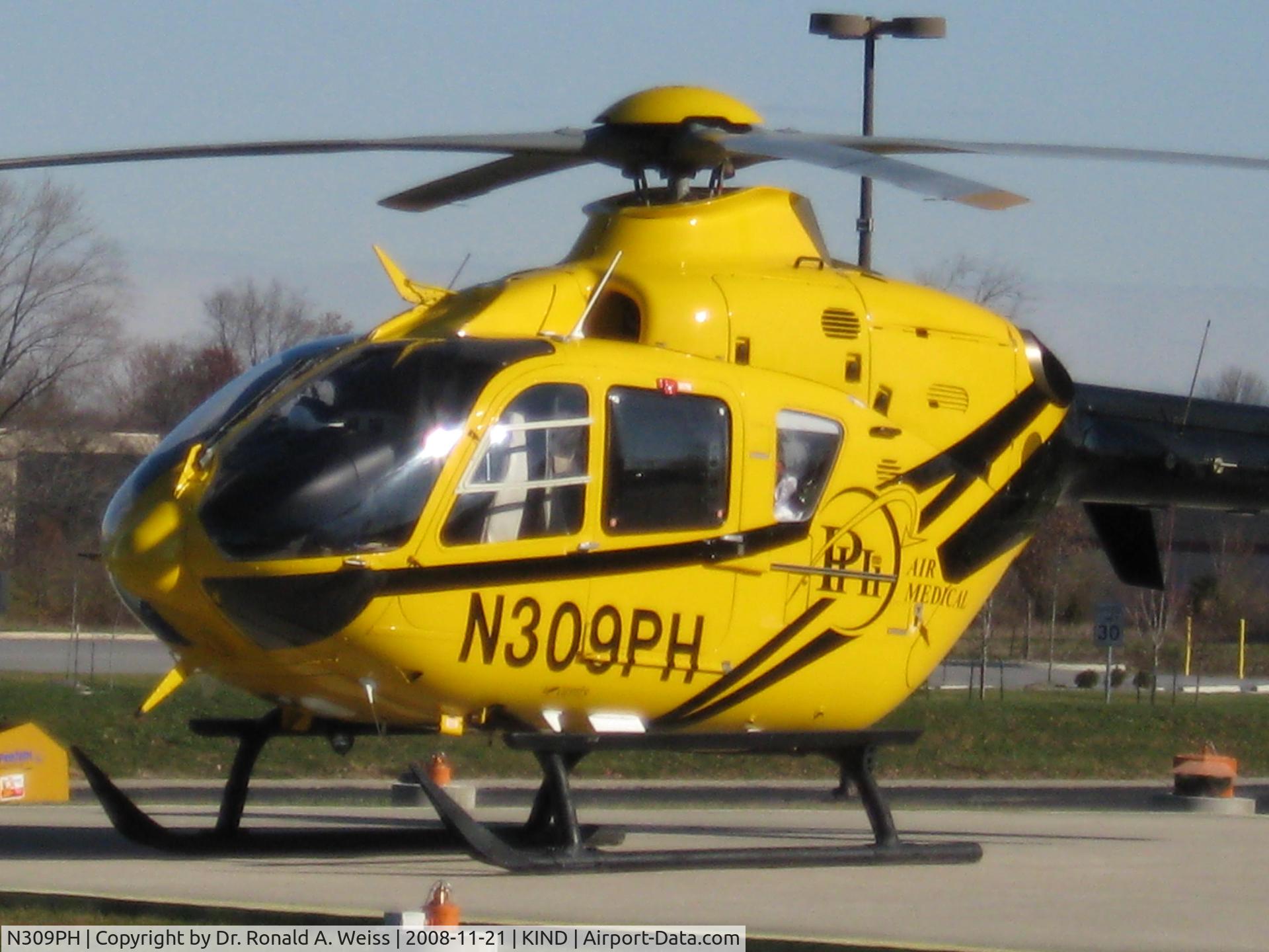 N309PH, 2005 Eurocopter EC-135P-2 C/N 0403, Photo at Conseco landing pad Carmel, Indiana