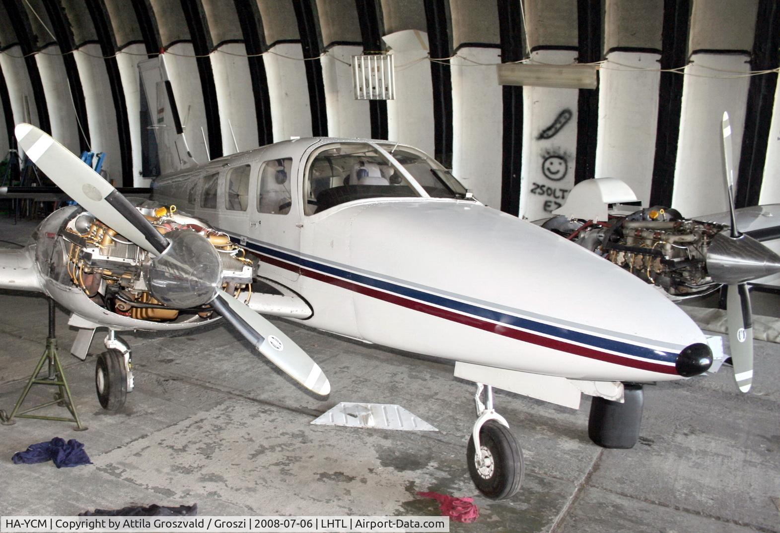 HA-YCM, 1978 Piper PA-34-200T Seneca II C/N 34-7870177, Tököl airport, Hungary