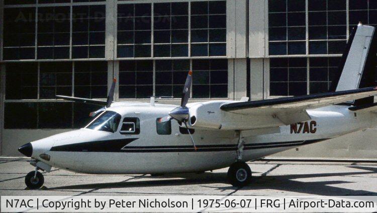 N7AC, 1961 Aero Commander 500B Commander C/N 500B-1013-34, Based on Long Island at the time and regn shows still active.
