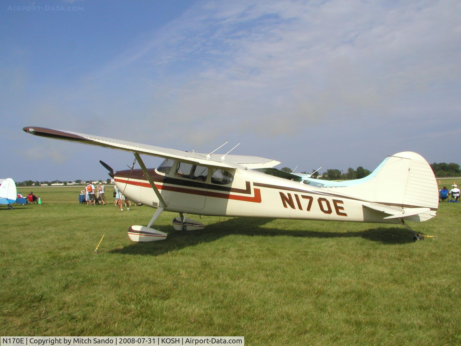 N170E, 1954 Cessna 170B C/N 26182, EAA AirVenture 2008.
