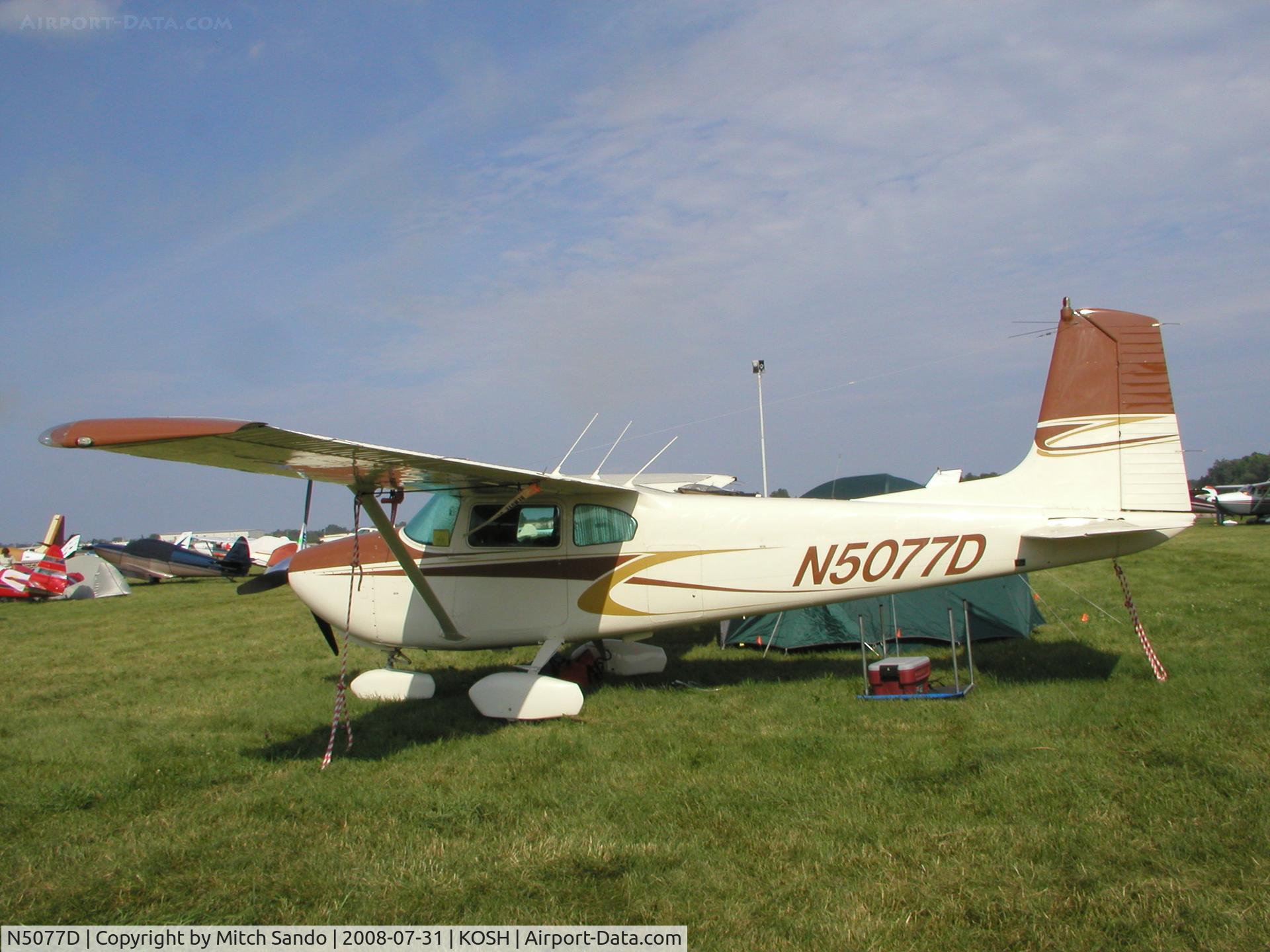 N5077D, 1958 Cessna 182A Skylane C/N 51177, EAA AirVenture 2008.