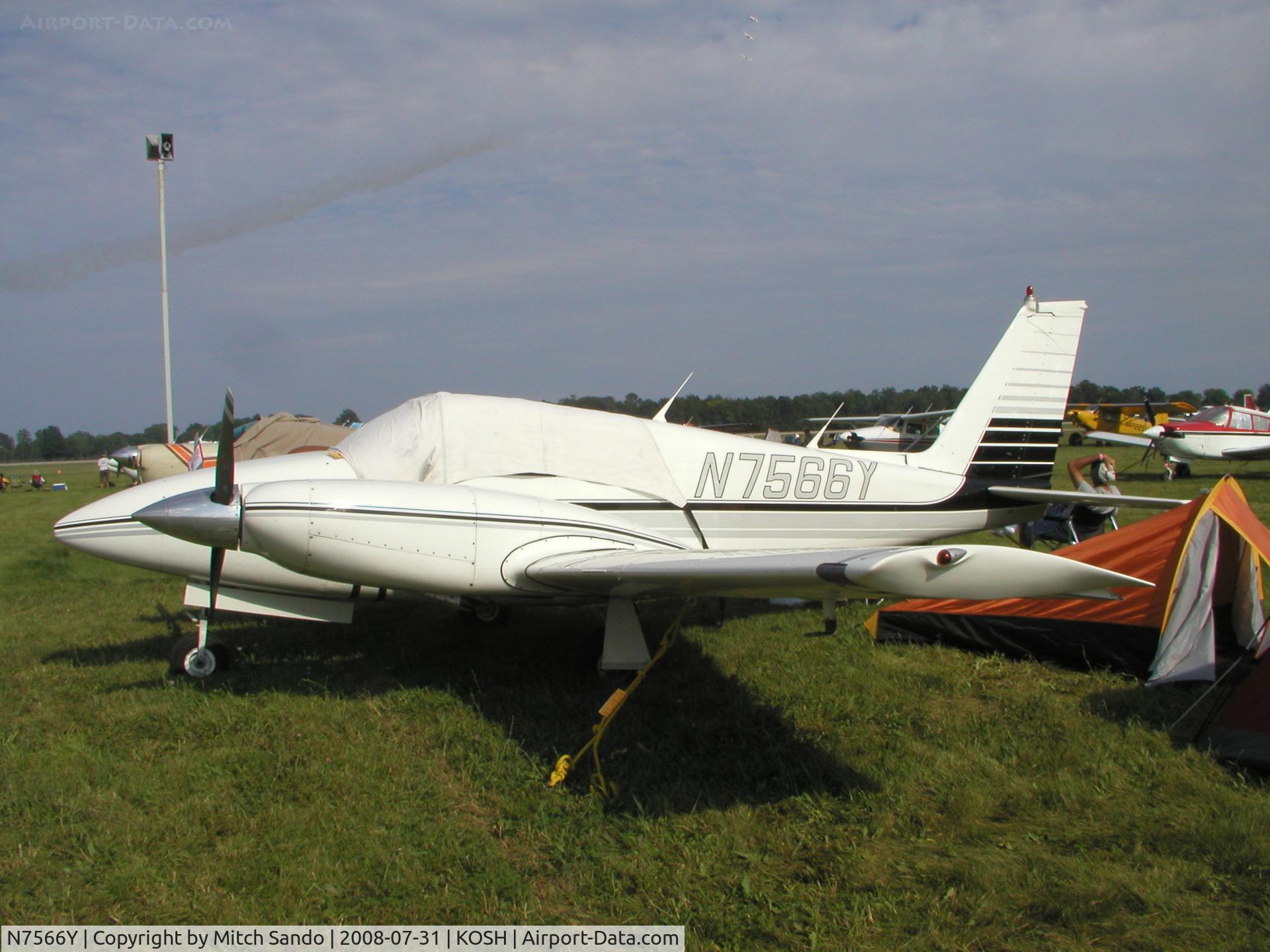 N7566Y, 1964 Piper PA-30-160 Twin Comanche Twin Comanche C/N 30-630, EAA AirVenture 2008.