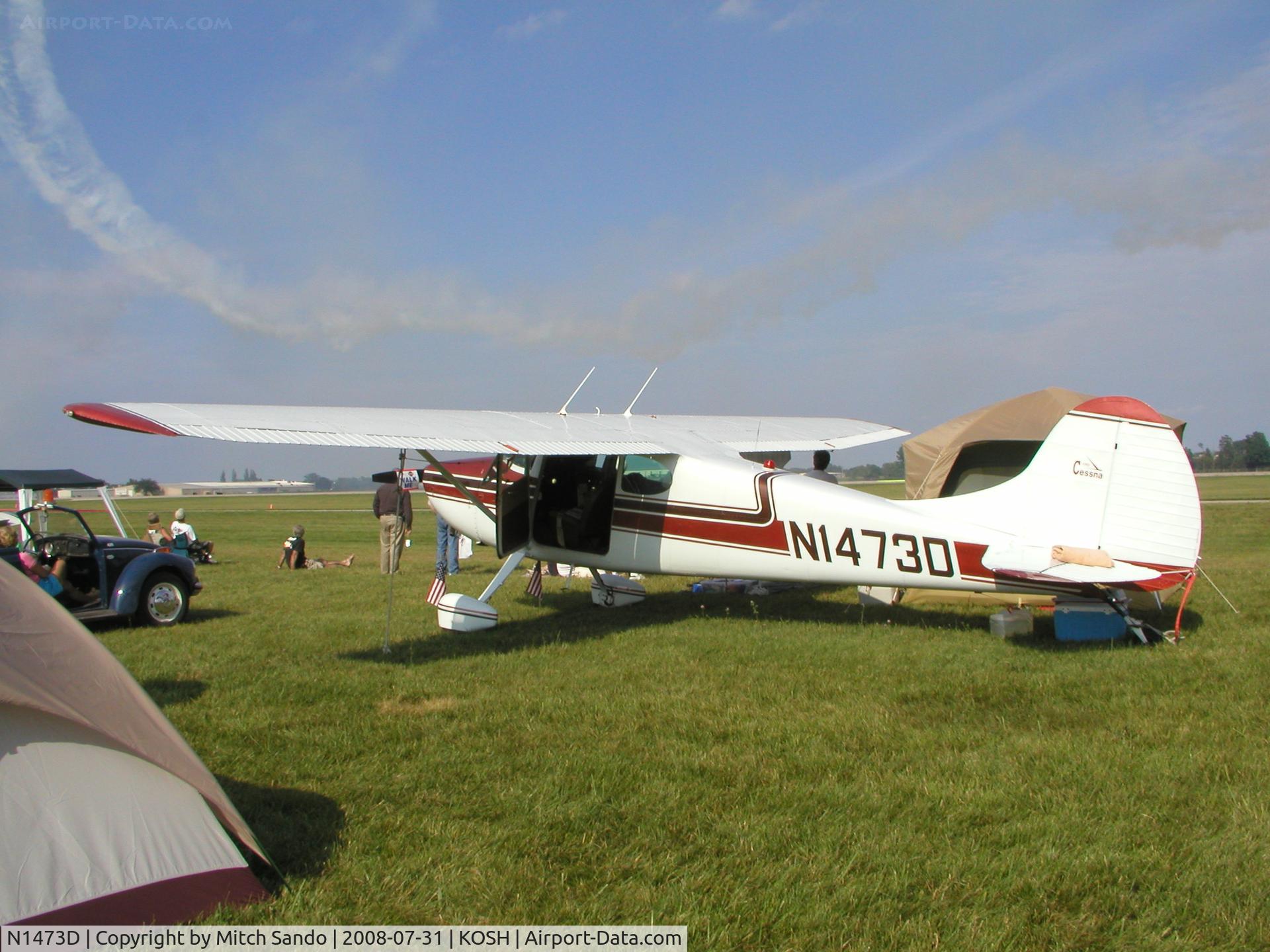 N1473D, 1951 Cessna 170A C/N 20056, EAA AirVenture 2008.