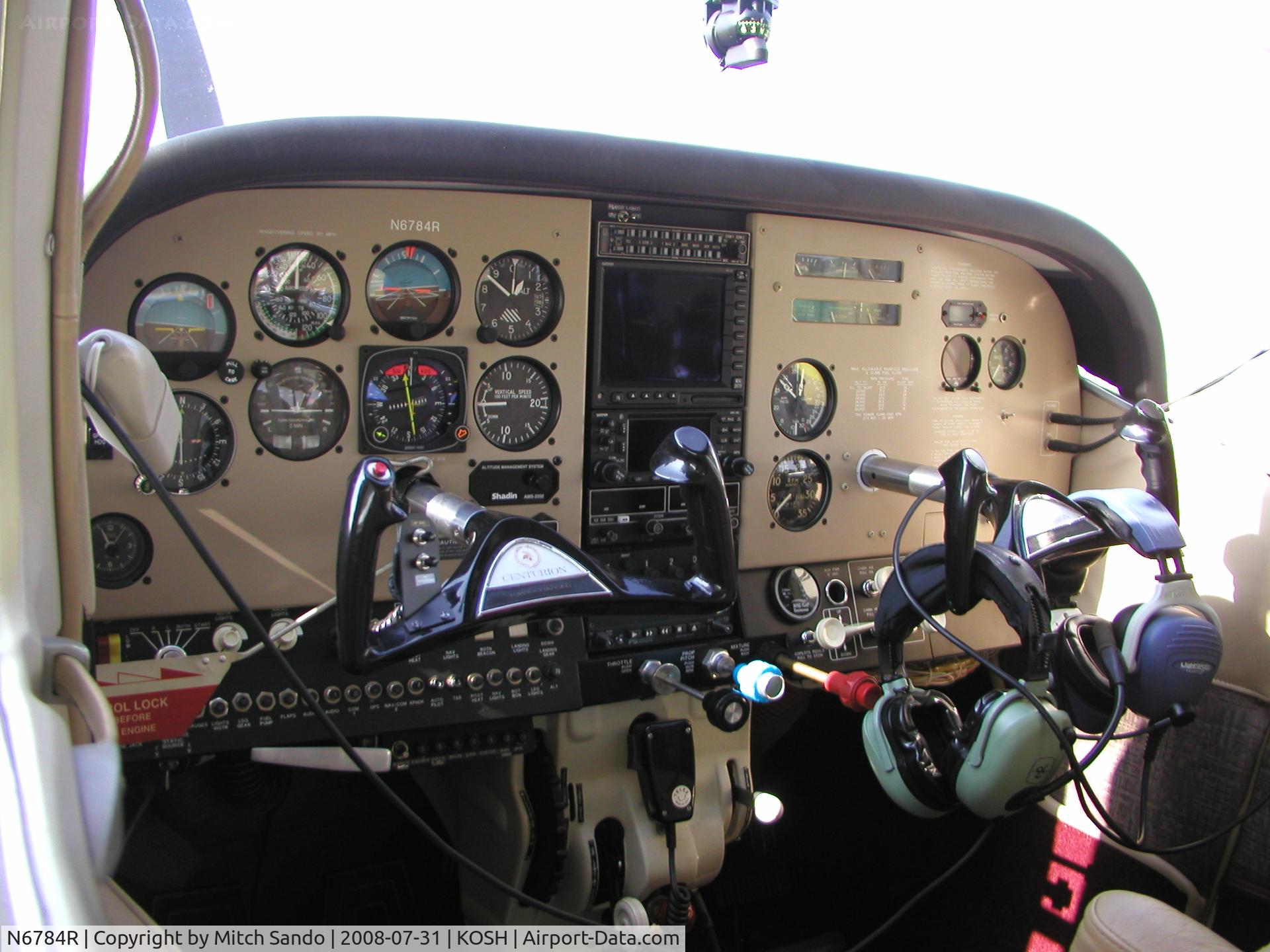 N6784R, 1966 Cessna T210F Turbo Centurion C/N T210-0184, EAA AirVenture 2008.