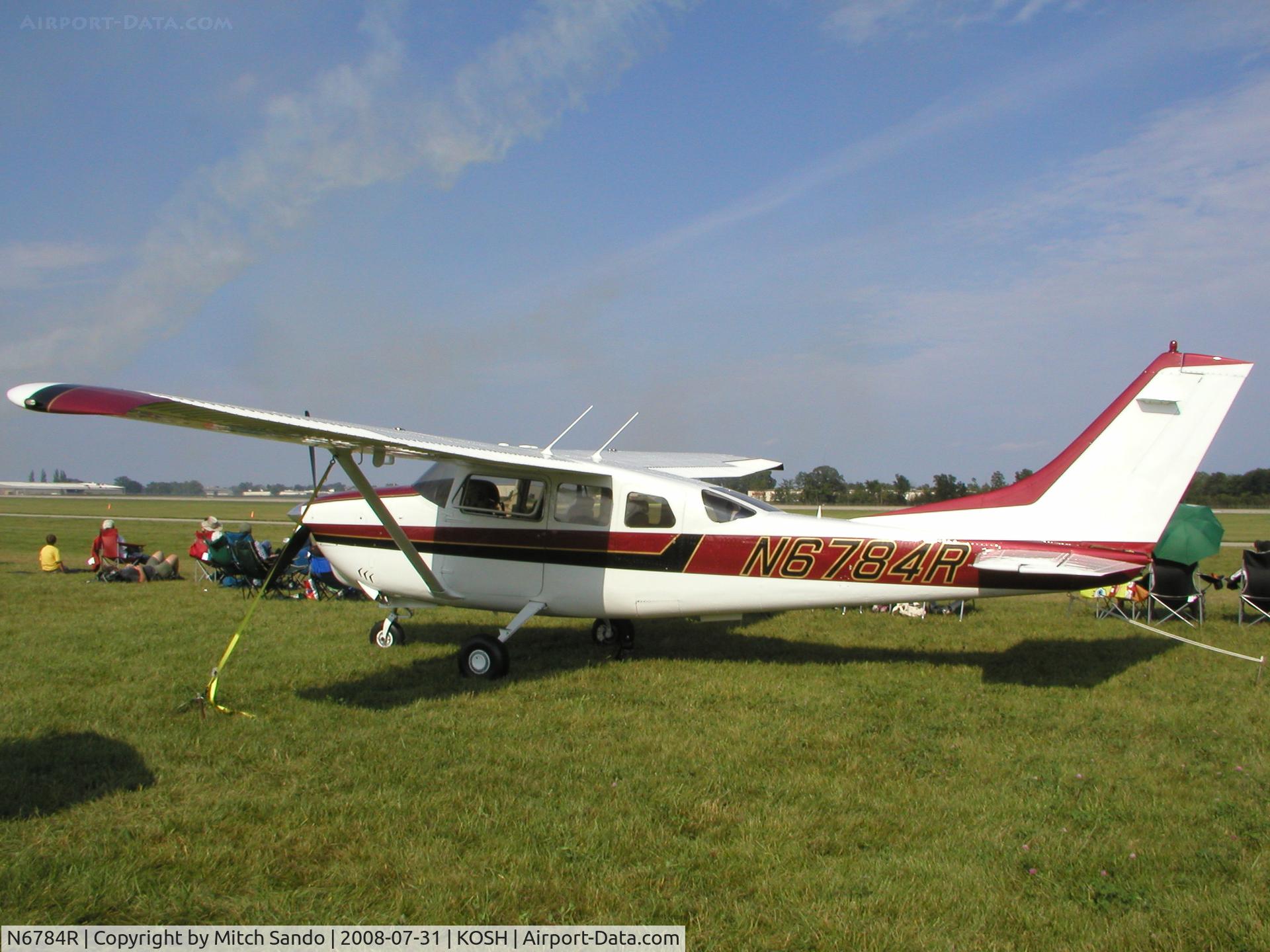 N6784R, 1966 Cessna T210F Turbo Centurion C/N T210-0184, EAA AirVenture 2008.