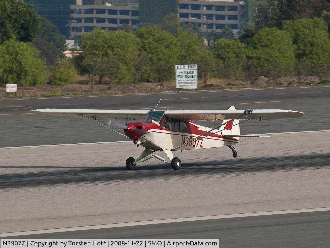 N3907Z, 1961 Piper PA-18-150 Super Cub C/N 18-7671, N3907Z arriving on RWY 21