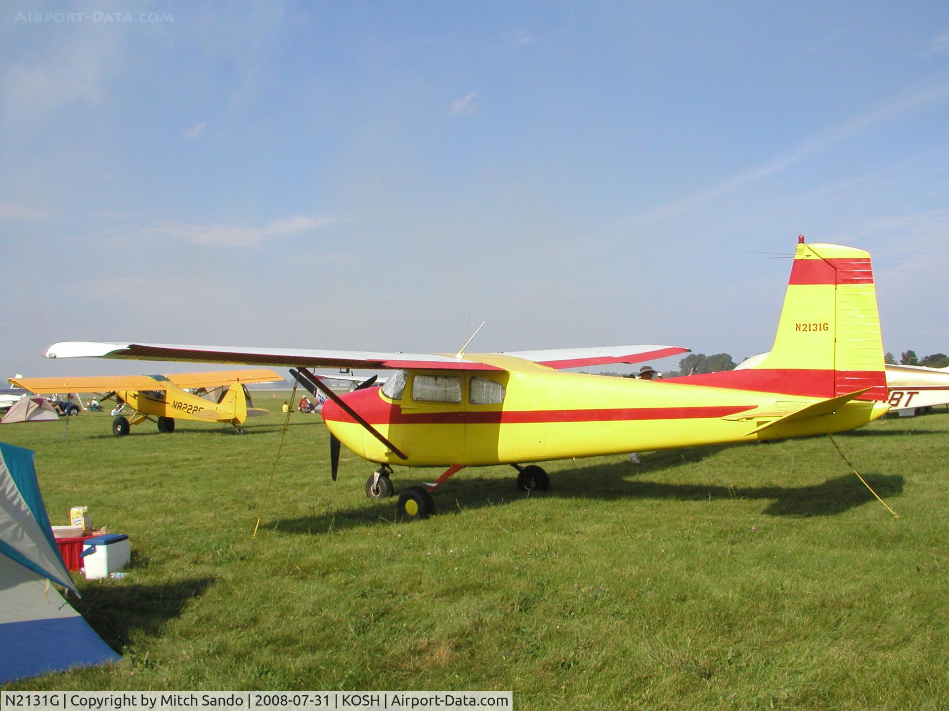 N2131G, 1958 Cessna 182A Skylane C/N 51431, EAA AirVenture 2008.