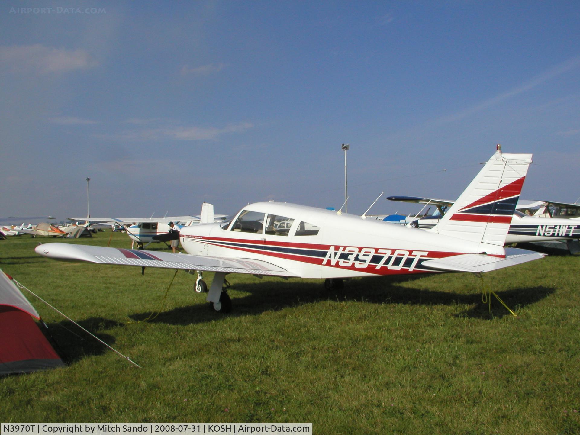N3970T, 1967 Piper PA-28R-180 Cherokee Arrow C/N 28R-30317, EAA AirVenture 2008.
