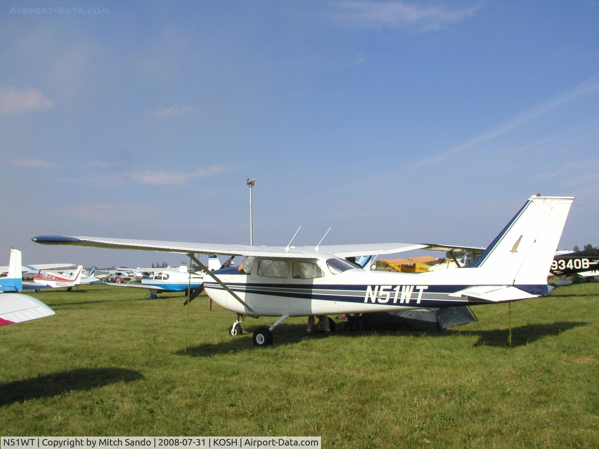 N51WT, 1969 Cessna 172K Skyhawk C/N 17258240, EAA AirVenture 2008.
