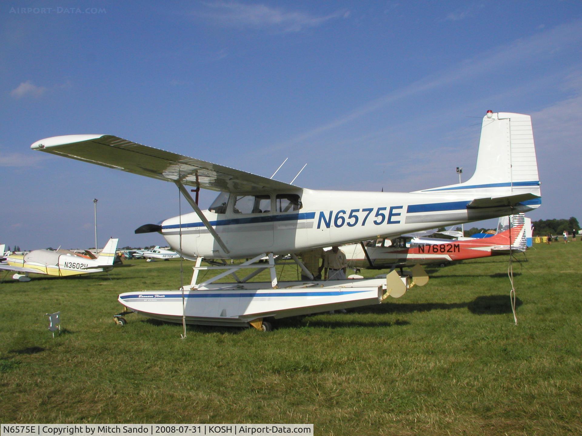 N6575E, 1959 Cessna 175 Skylark C/N 56075, EAA AirVenture 2008.