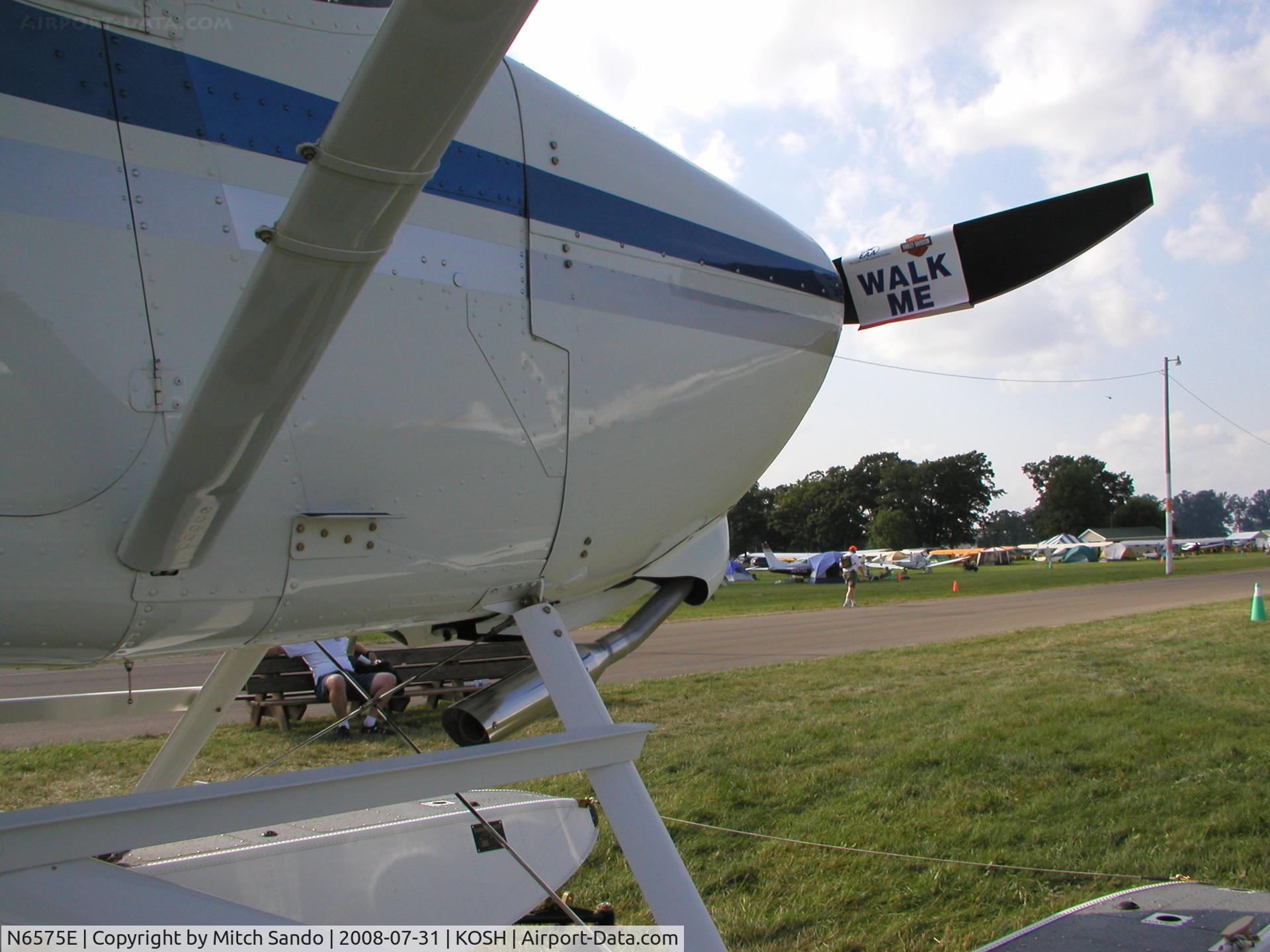 N6575E, 1959 Cessna 175 Skylark C/N 56075, EAA AirVenture 2008.