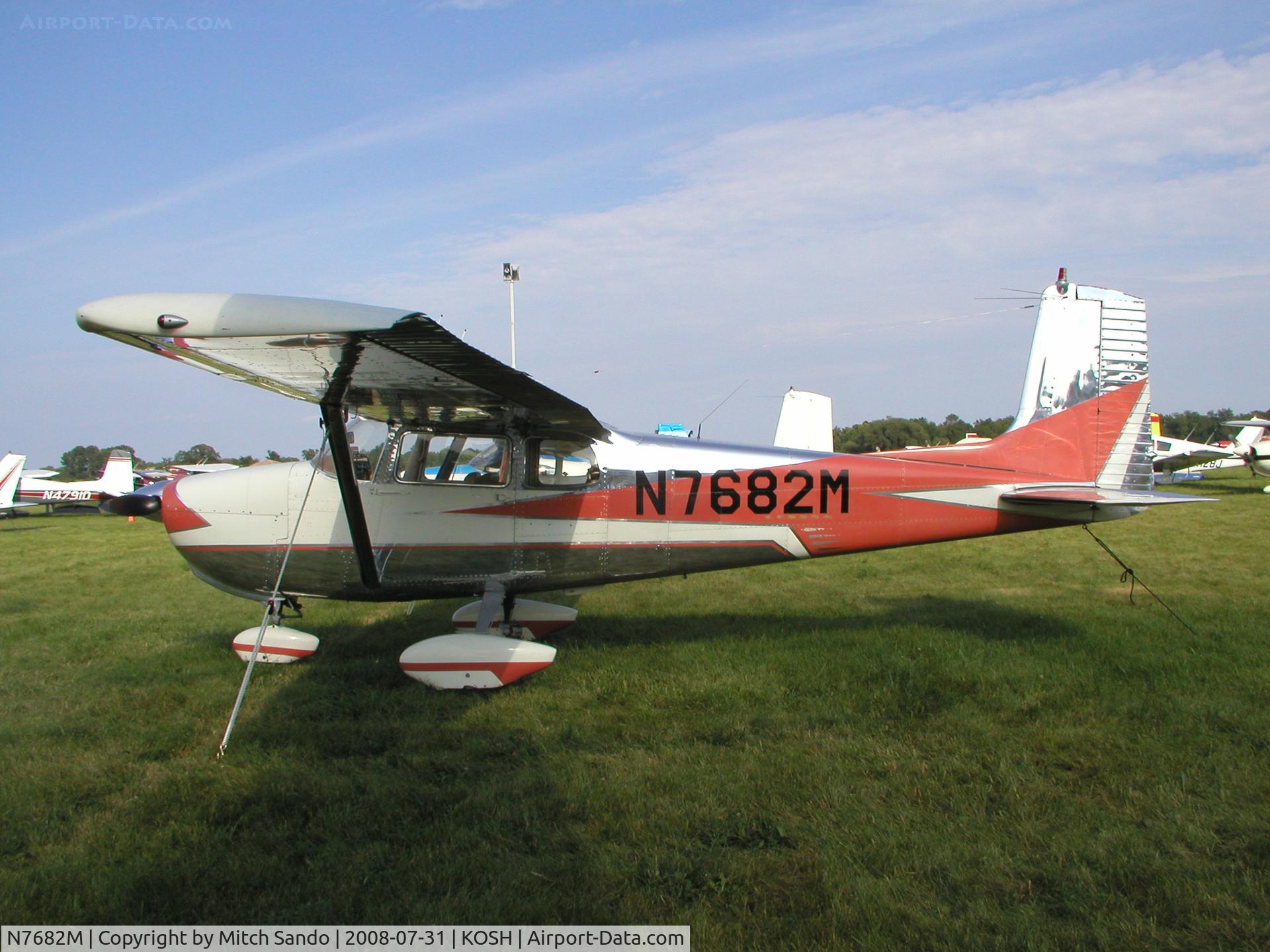 N7682M, 1959 Cessna 175 Skylark C/N 55982, EAA AirVenture 2008.