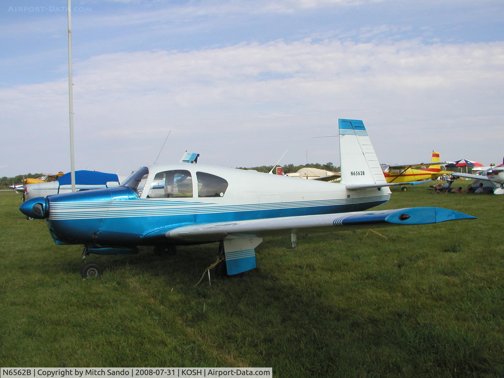 N6562B, 1958 Mooney M20A C/N 1232, EAA AirVenture 2008.
