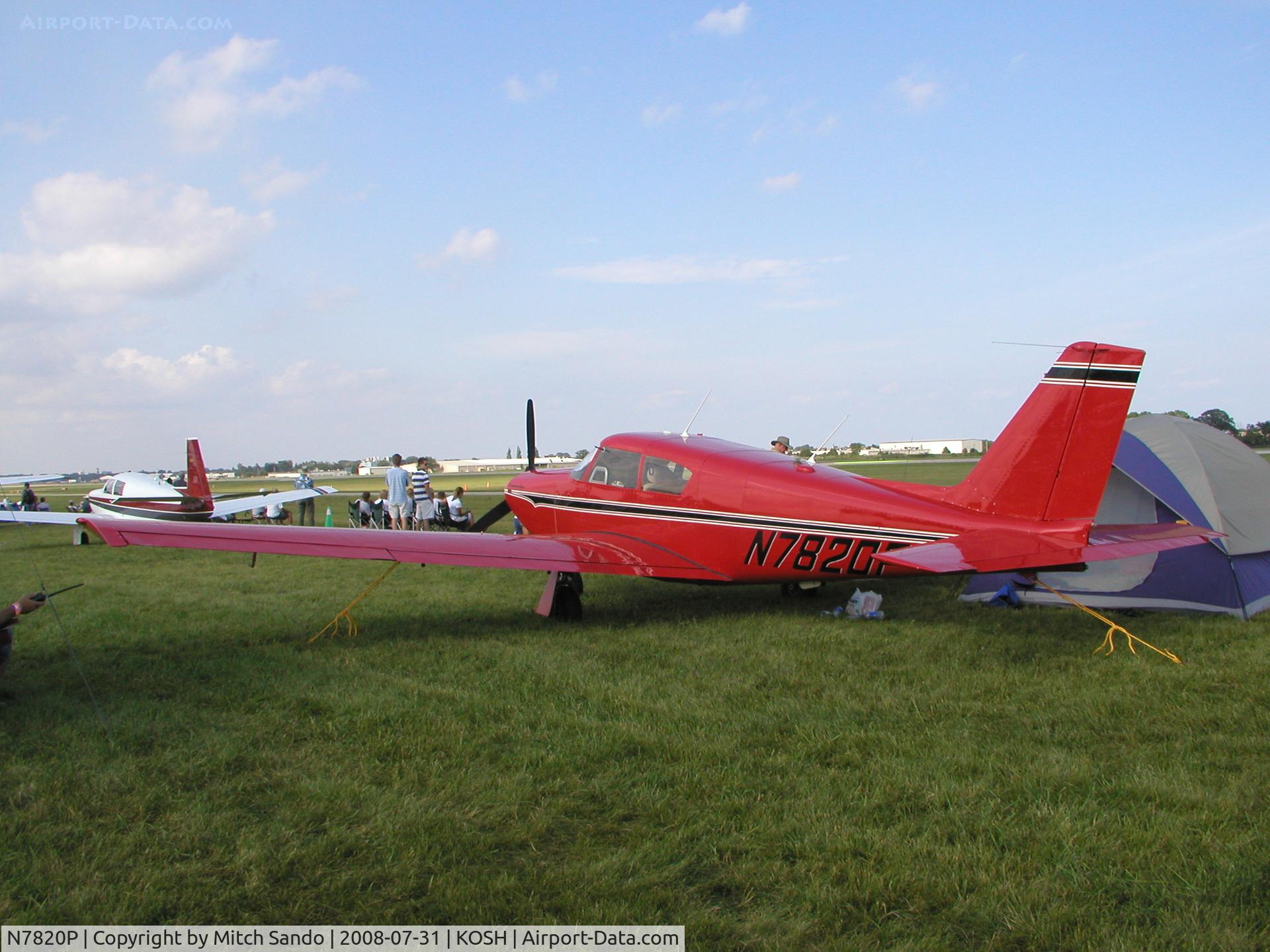 N7820P, 1961 Piper PA-24-250 Comanche C/N 24-2665, EAA AirVenture 2008.
