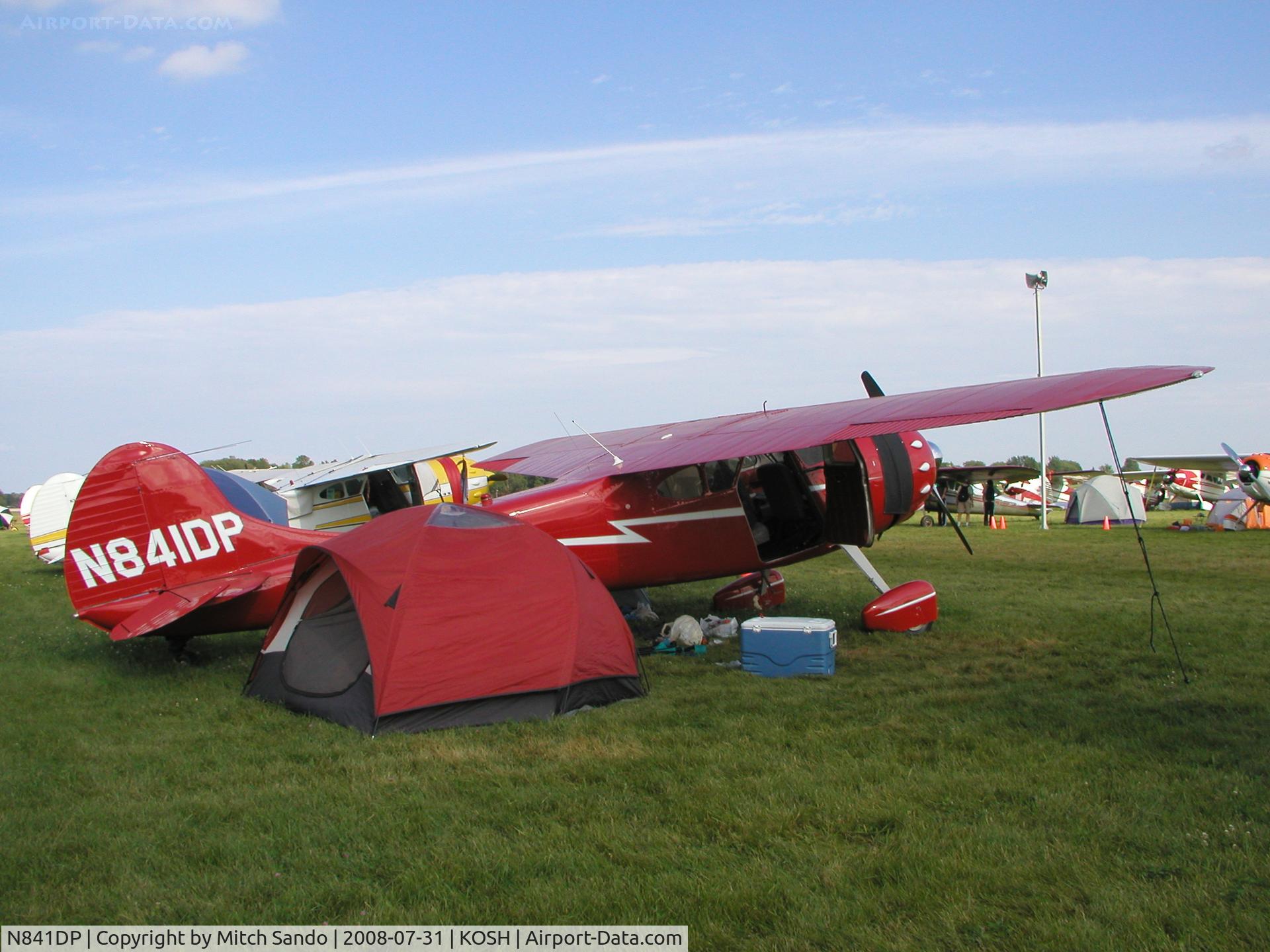 N841DP, 1953 Cessna 195B Businessliner C/N 16112, EAA AirVenture 2008.
