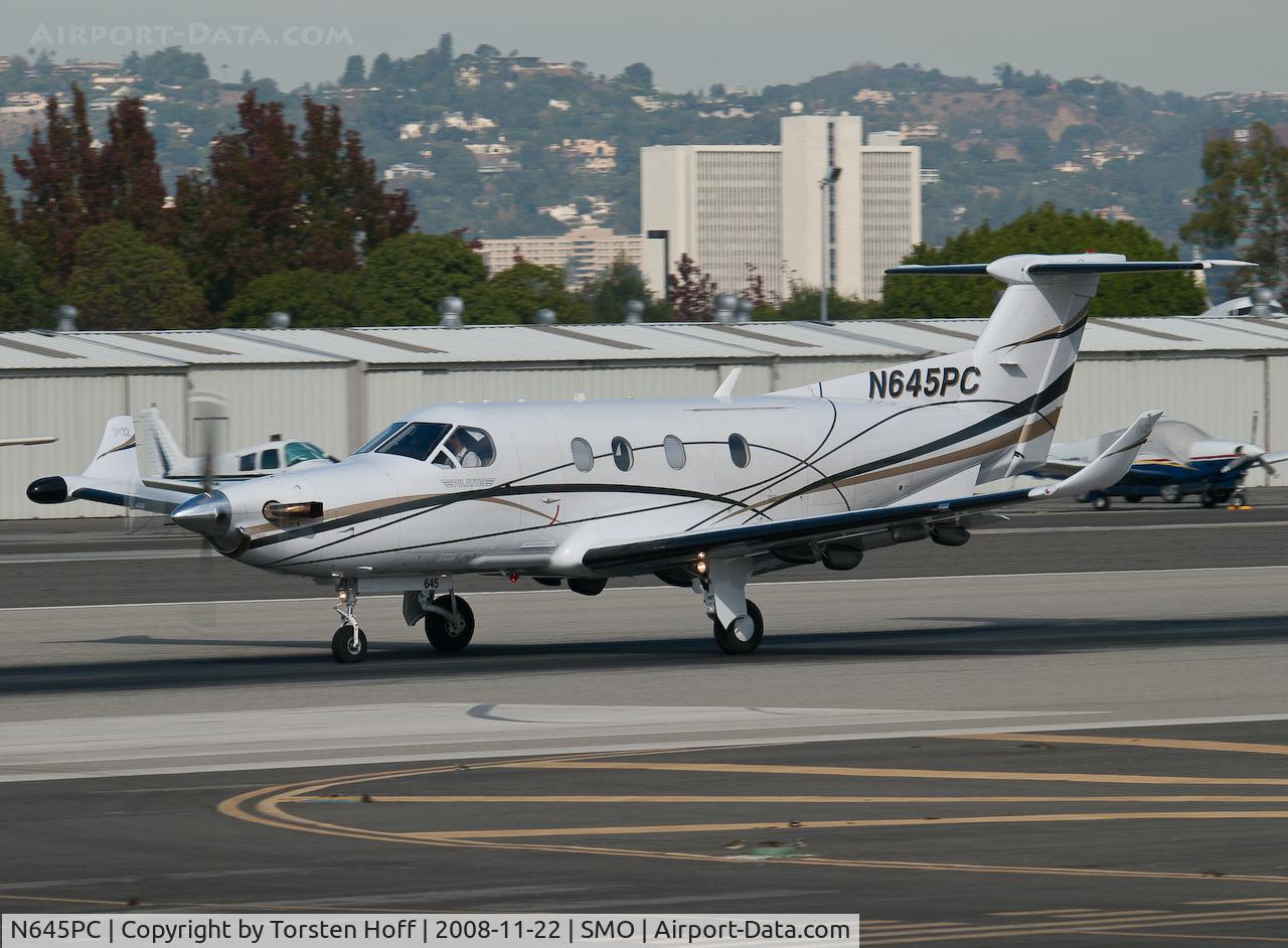 N645PC, 2005 Pilatus PC-12/45 C/N 645, N645PC departing from RWY 21